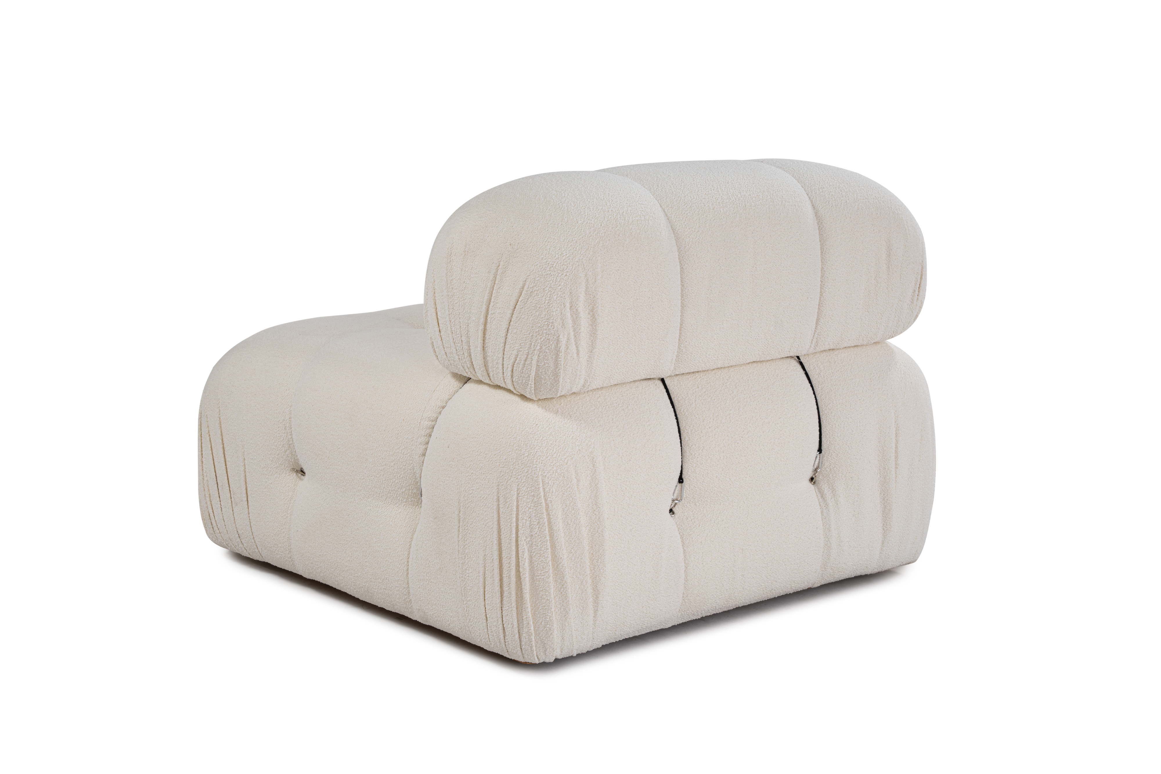 Sleepo Collection Blanca Vänstermodul White Bouclé