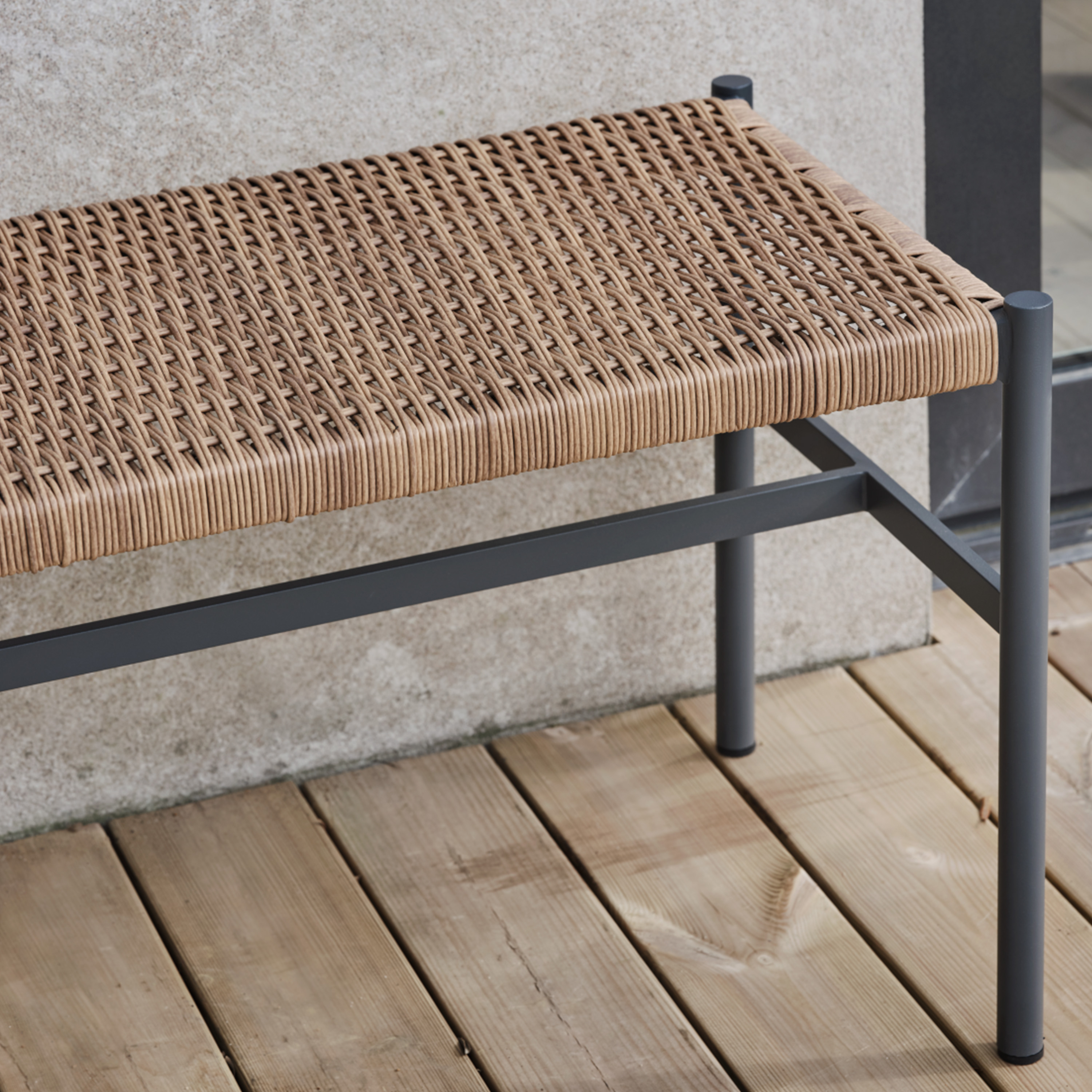 Brafab DK Bänk Antracit/Natur