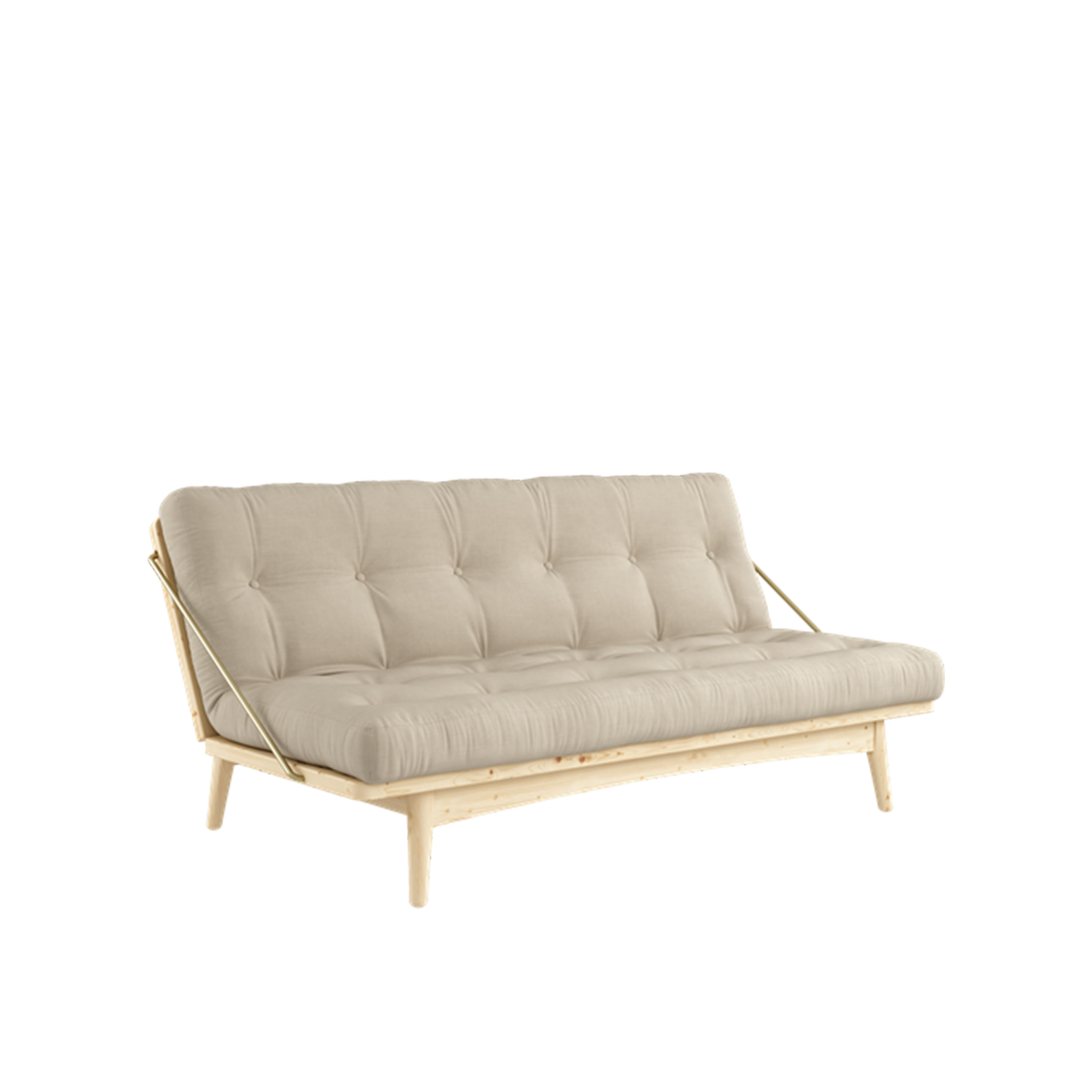 Folk Bäddsoffa Natur/Beige 190cm