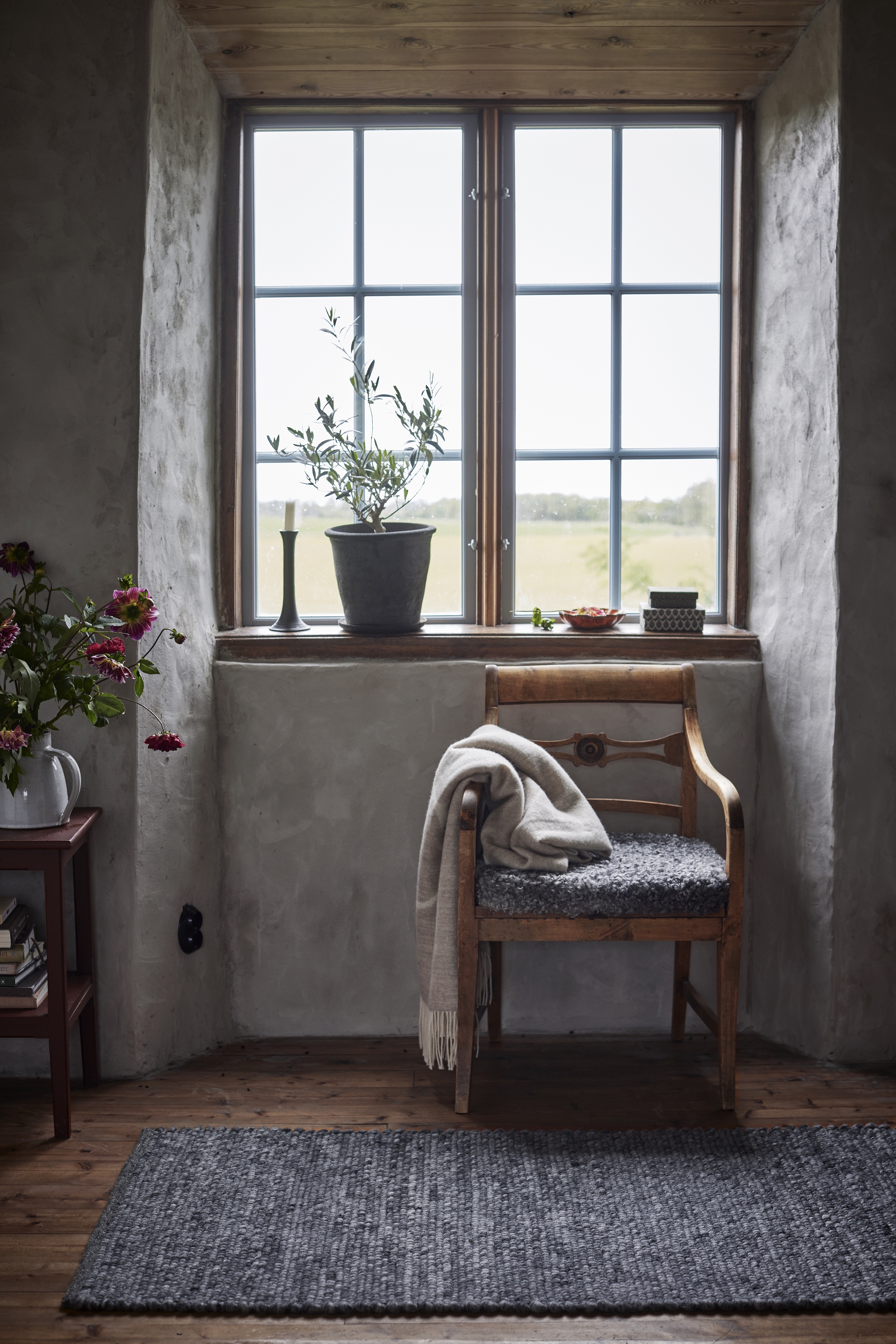 Classic Collection Merino Gångmatta Grå 80x150