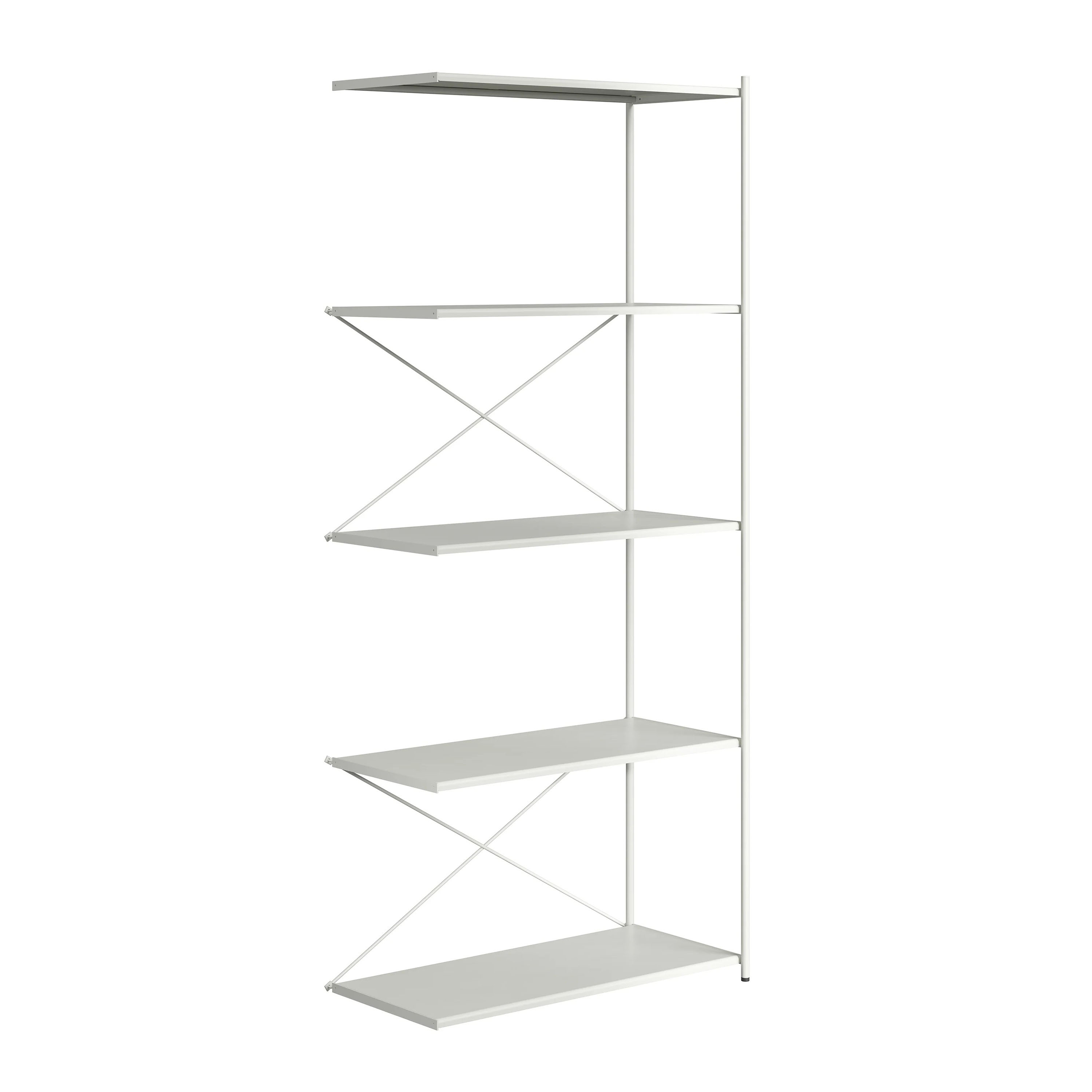 Novoform Arturo 5-Tier Påbyggnadsdel Light Grey 74x175