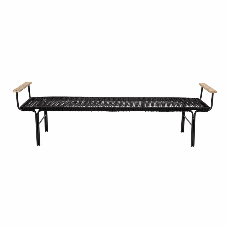 Bloomingville - Mundo Benk Svart 175cm - Benker
