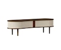 Audacious TV-Bänk Dark Oak/White Sands 140cm
