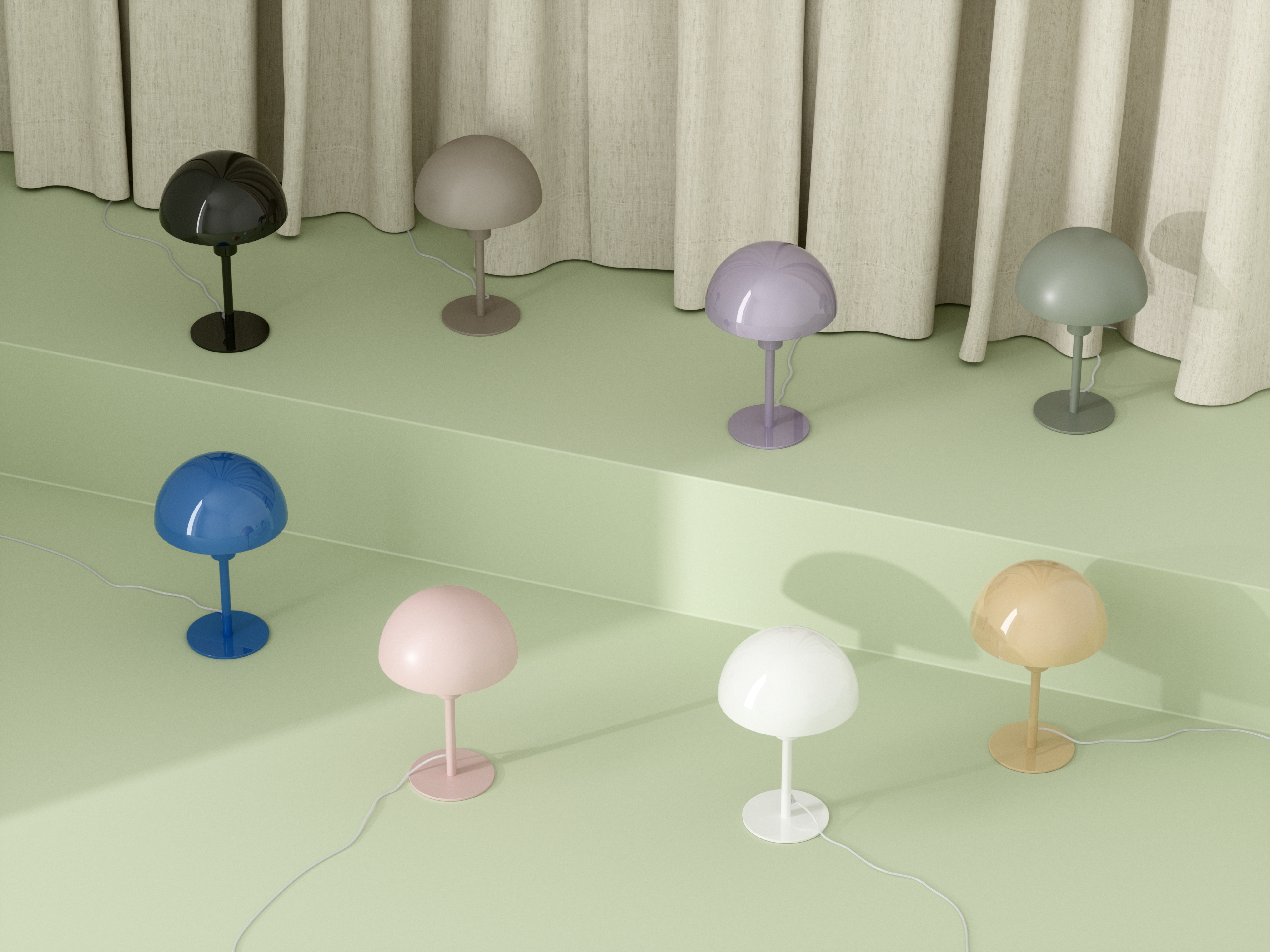 Nordlux Ellen Mini Tischlampe Dusty Green