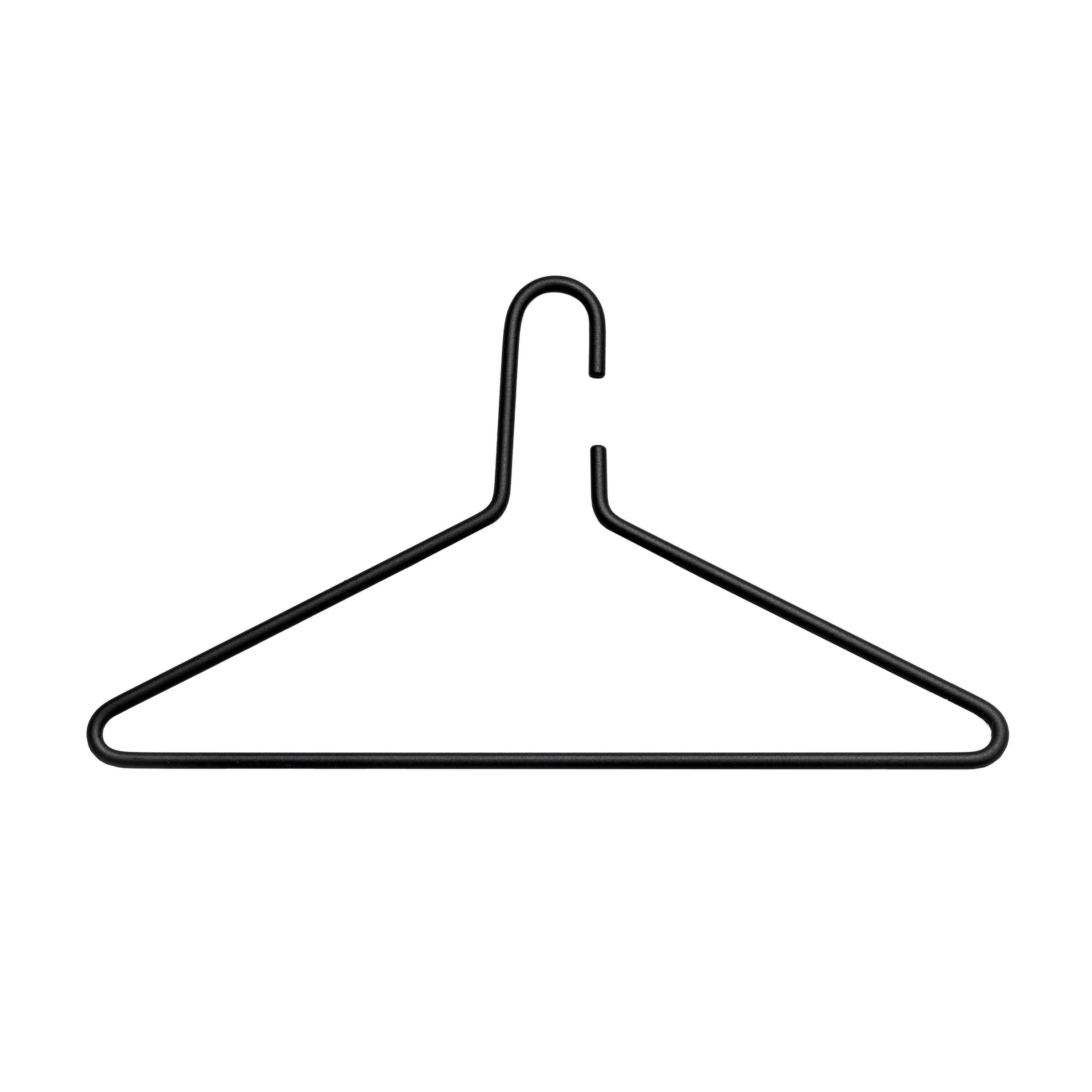 Essem Design Triangel Kleiderbügel Schwarz 3er-Pack