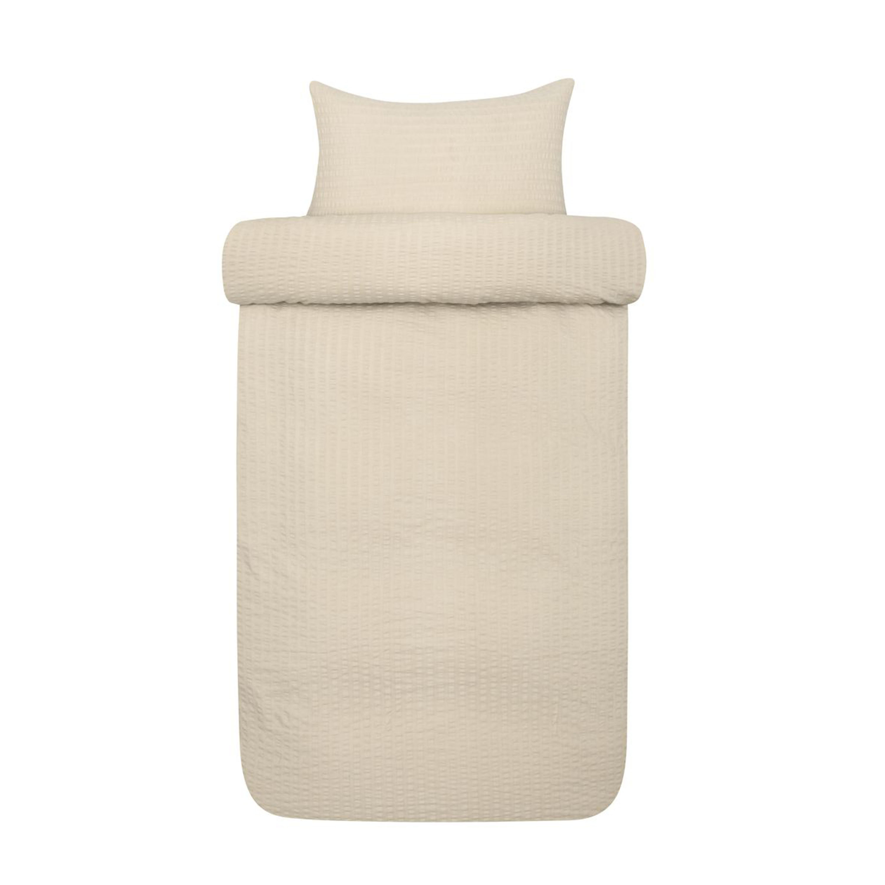 Luna 2-del Påslakanset Krepp Beige