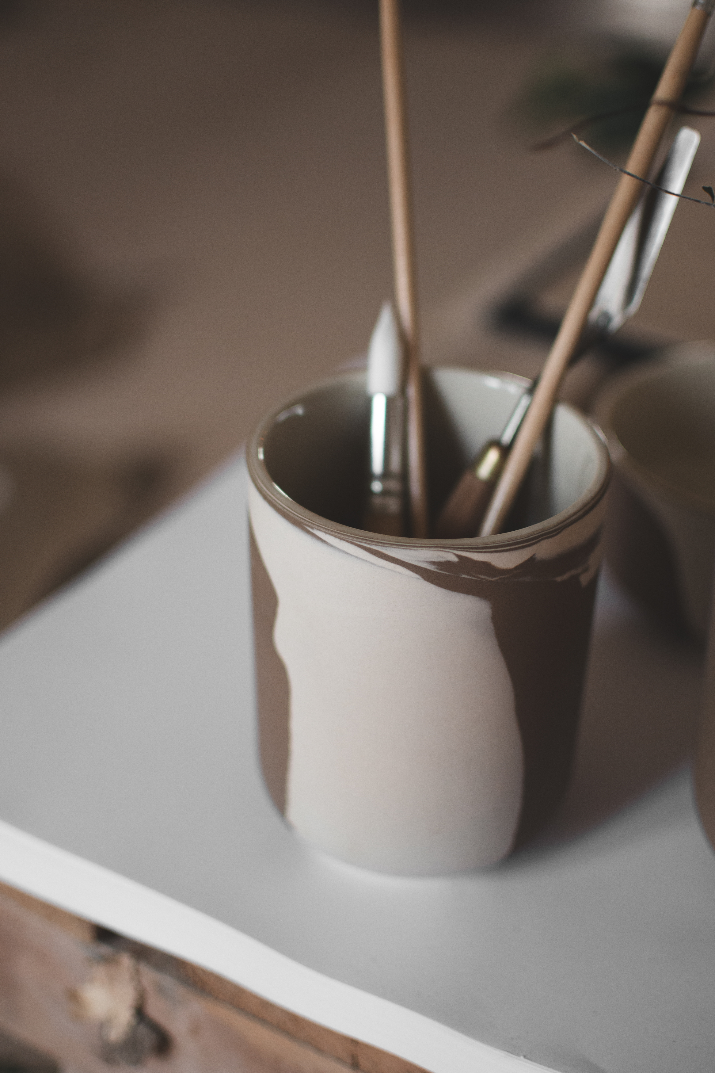 DBKD Calm Kruka Beige/Brown Small