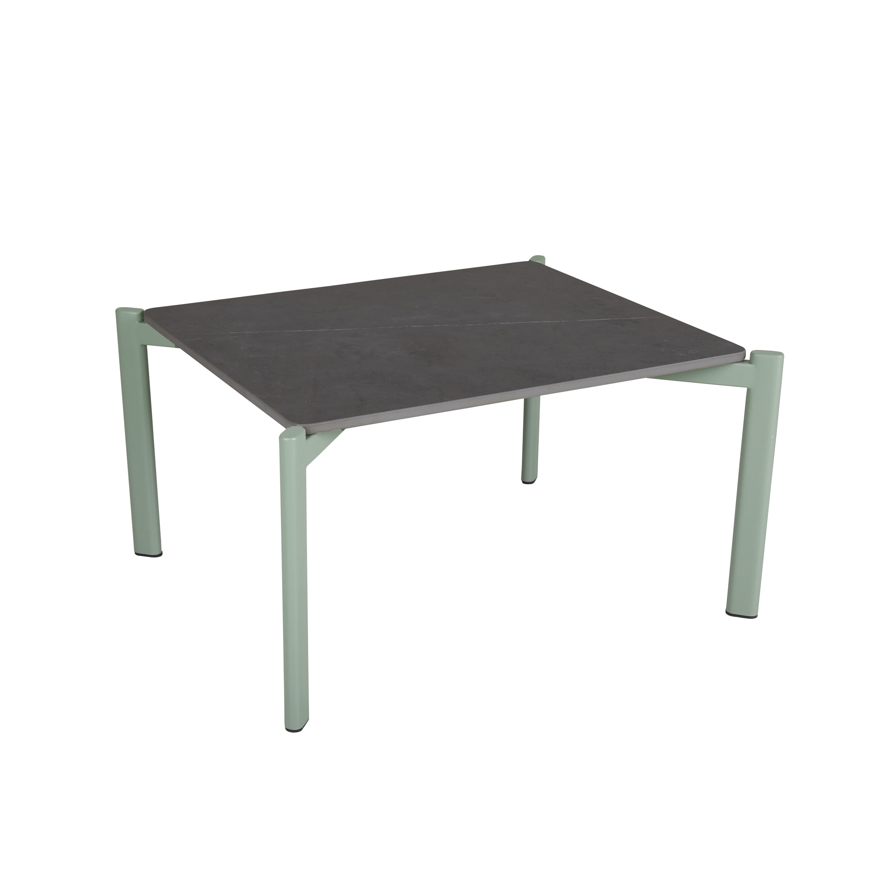 Hallavara Soffbord Dusty Green/grå 56x66