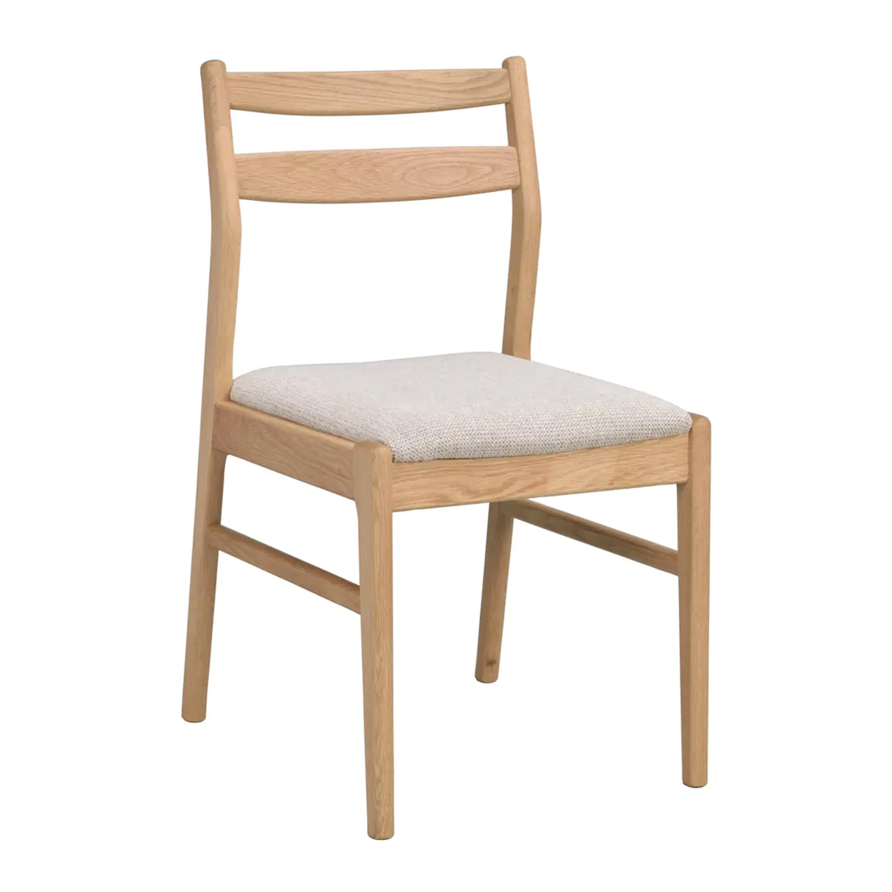 Kerwin Matstol Ek/Ljusbeige