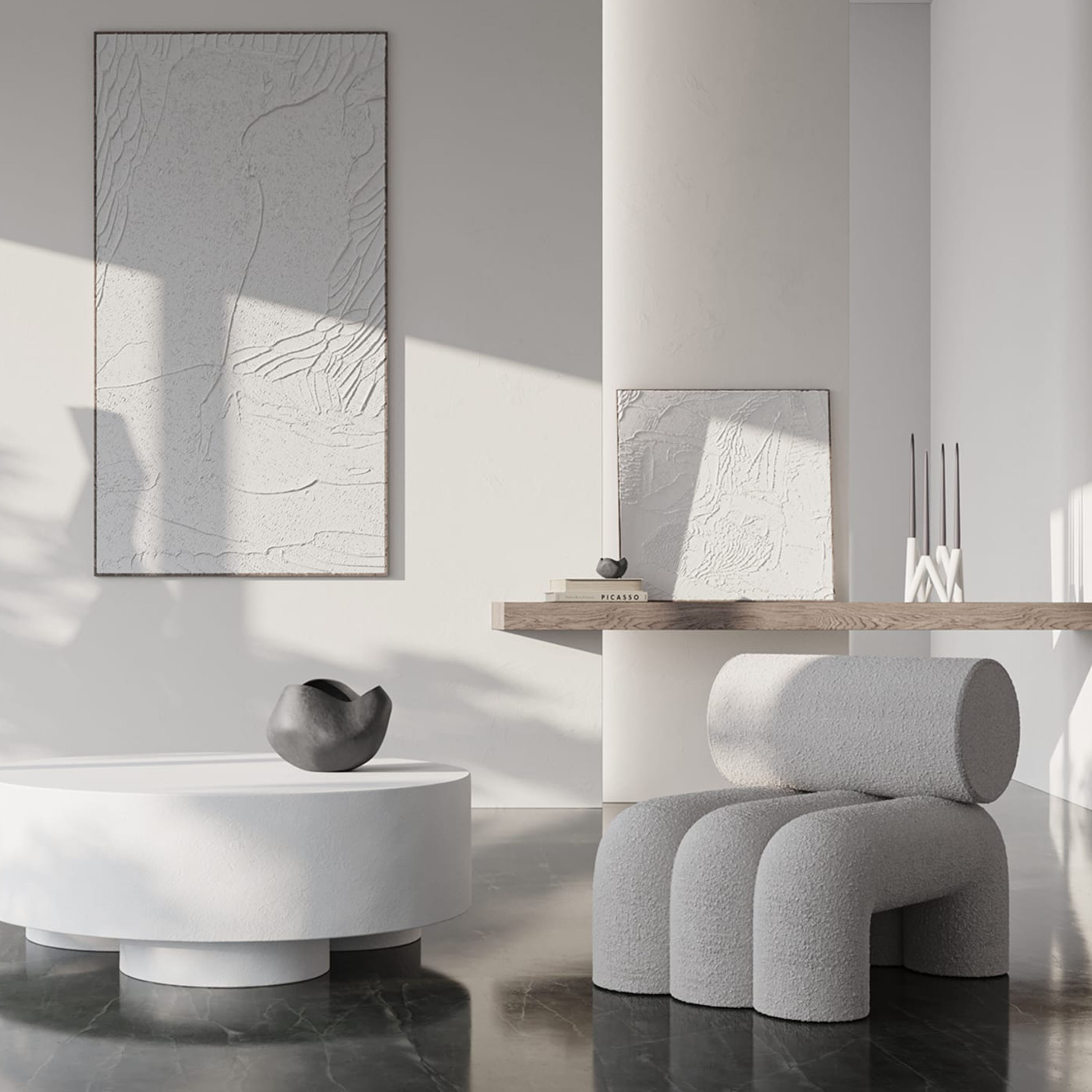 101 Copenhagen Foku Loungestol Off White