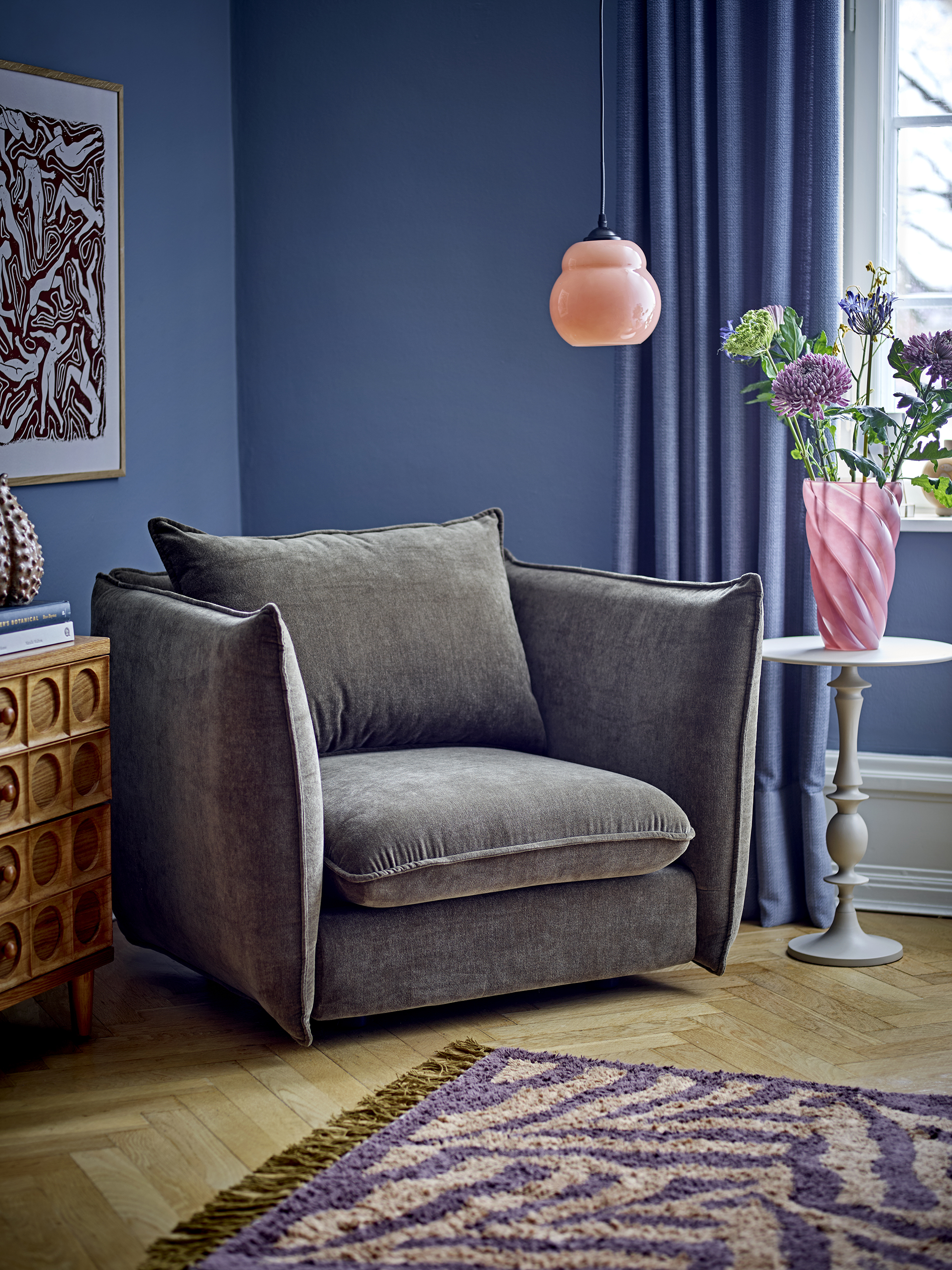 Bloomingville Callo Vase Rose 29cm