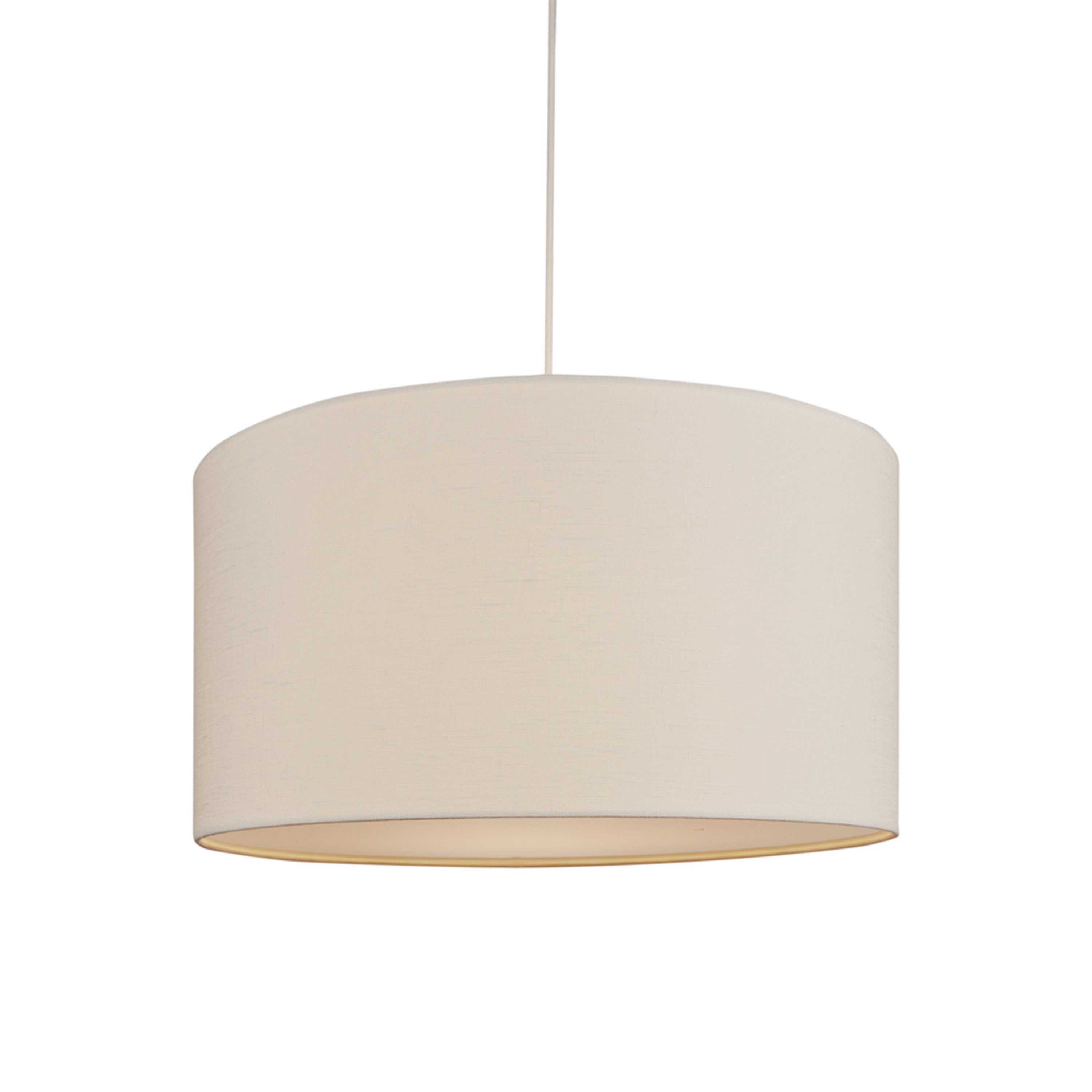 Soft Taklampa Linne Vit/Sand Ø60