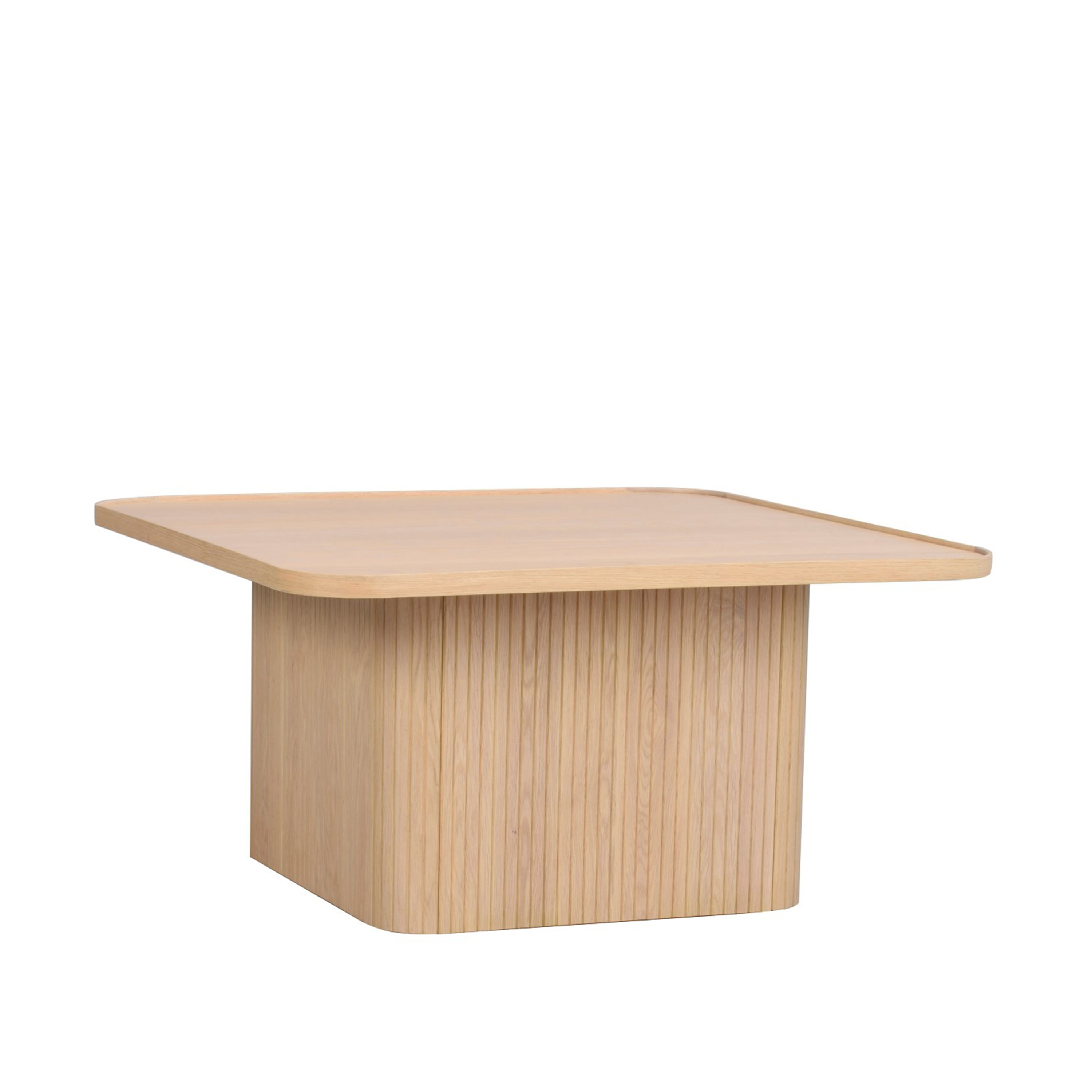 Sullivan Couchtisch Weiß pigmentierte Eiche 80x80cm