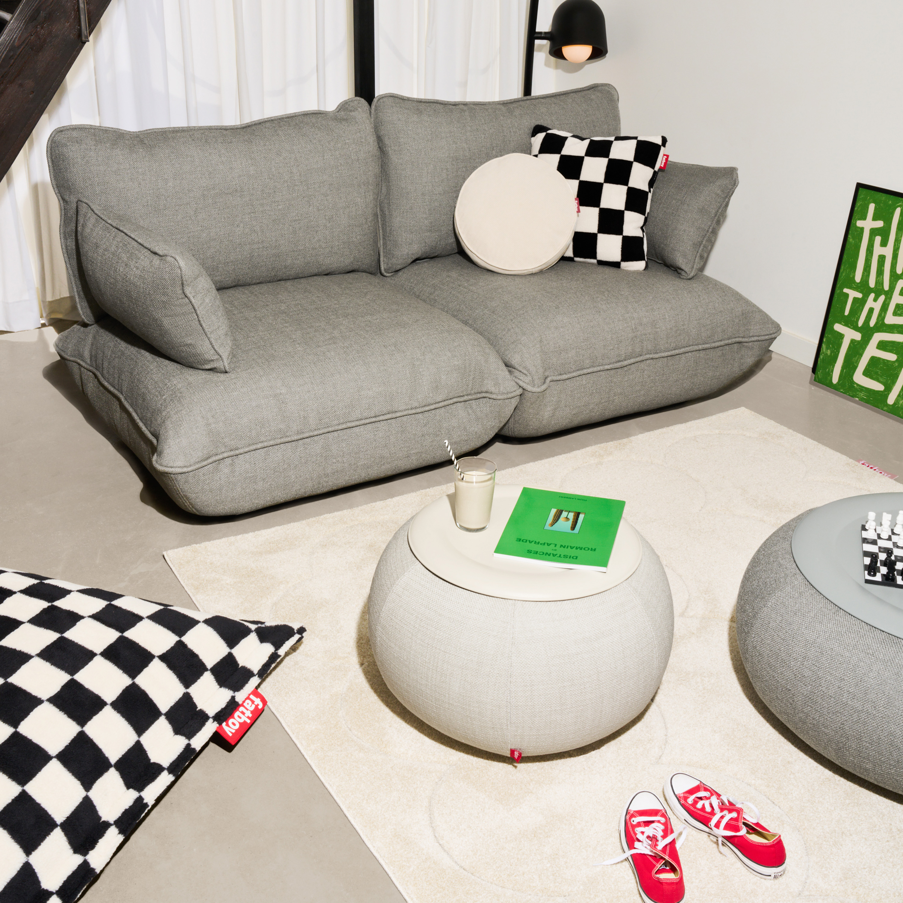 Fatboy Humpty Sidebord Limestone Ø65