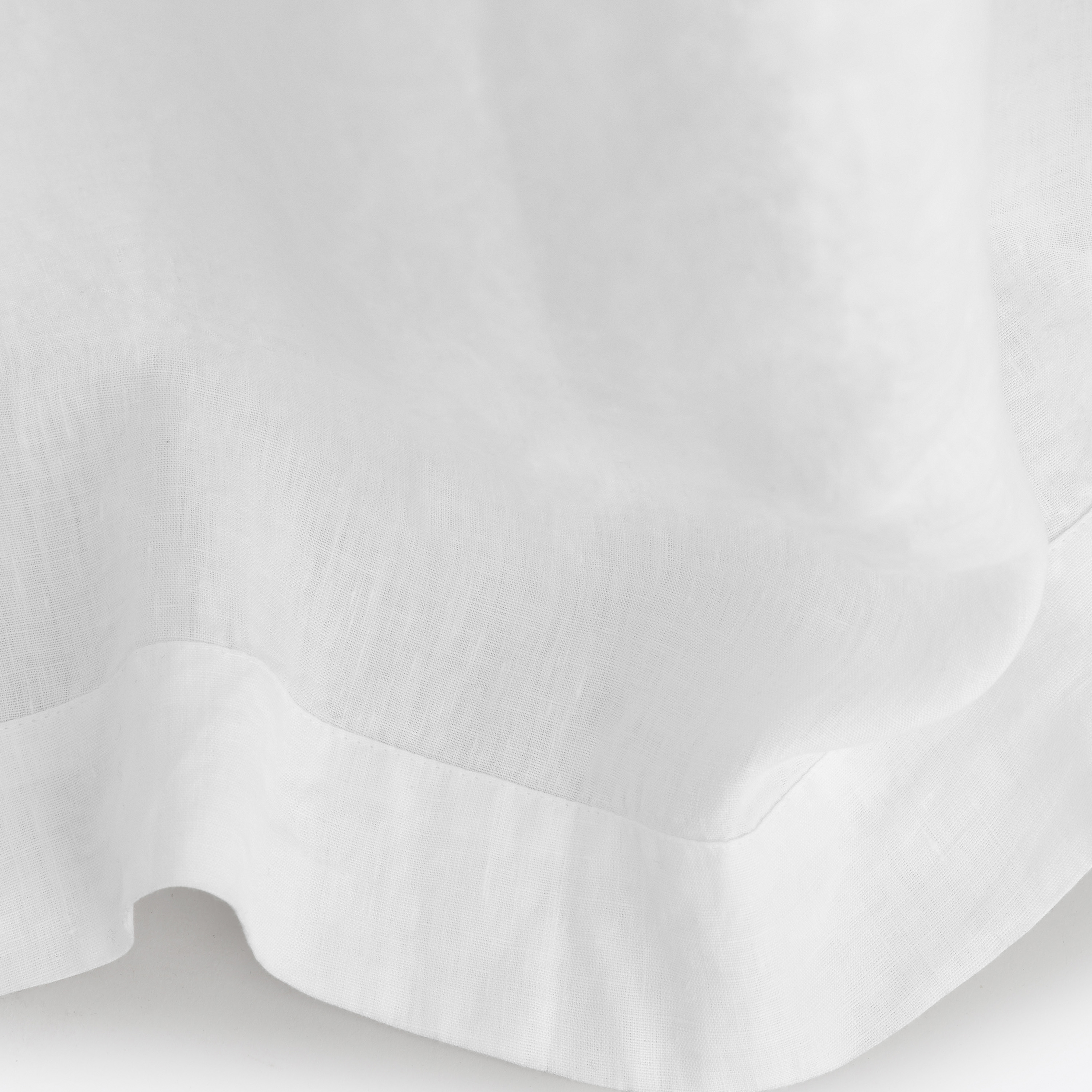 Himla Sunrise Gardinlängd Linne White 140x250