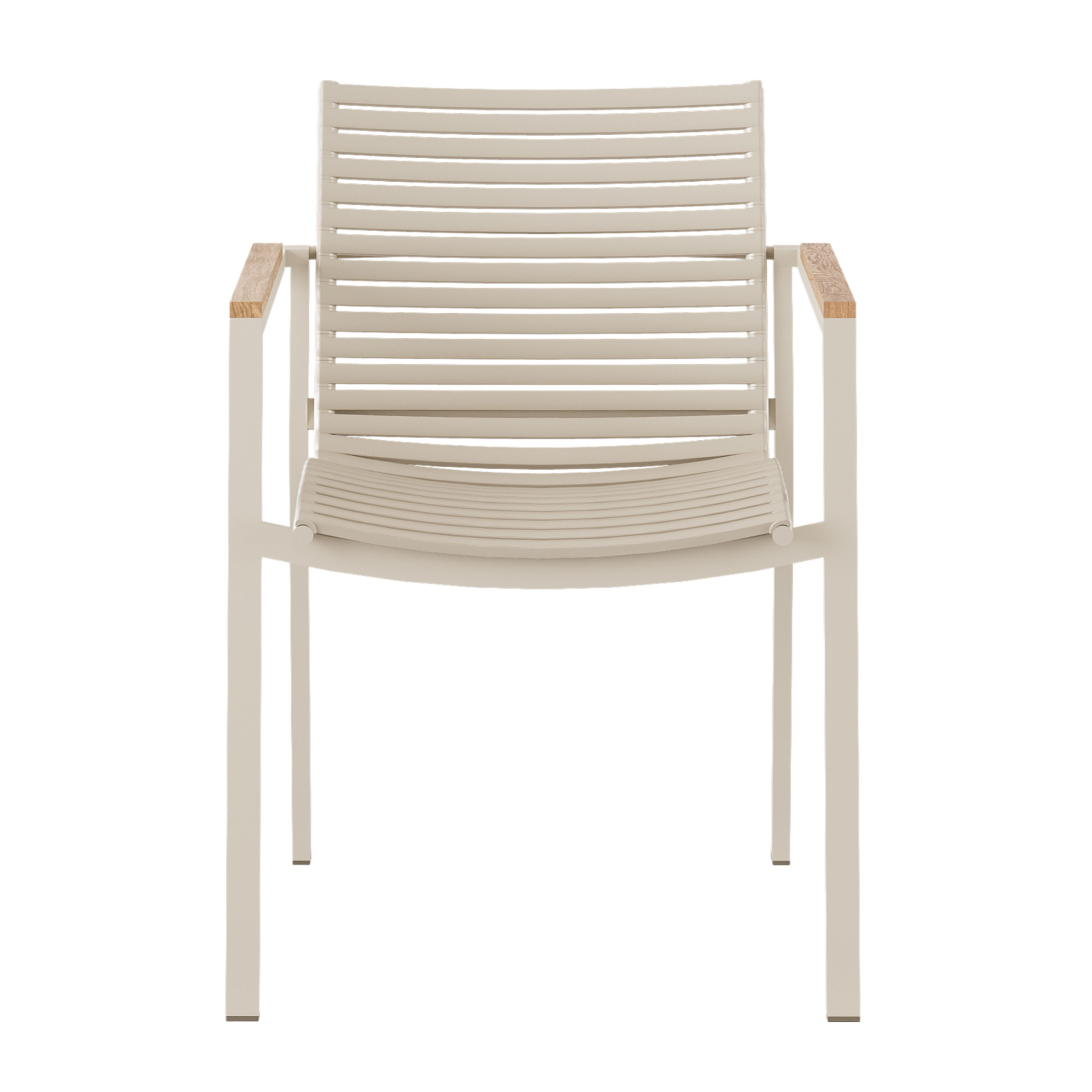 Cinas Mood Square Käsinojallinen Tuoli Sandy Grey/Teak