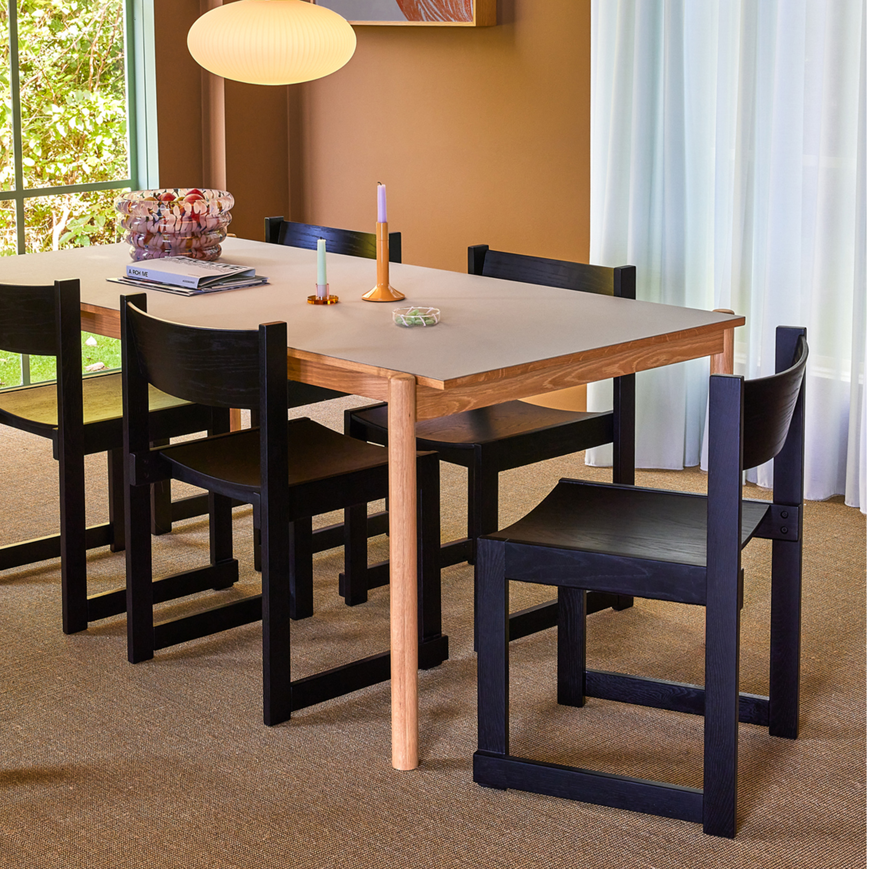 Hübsch Forma Spisestol Black