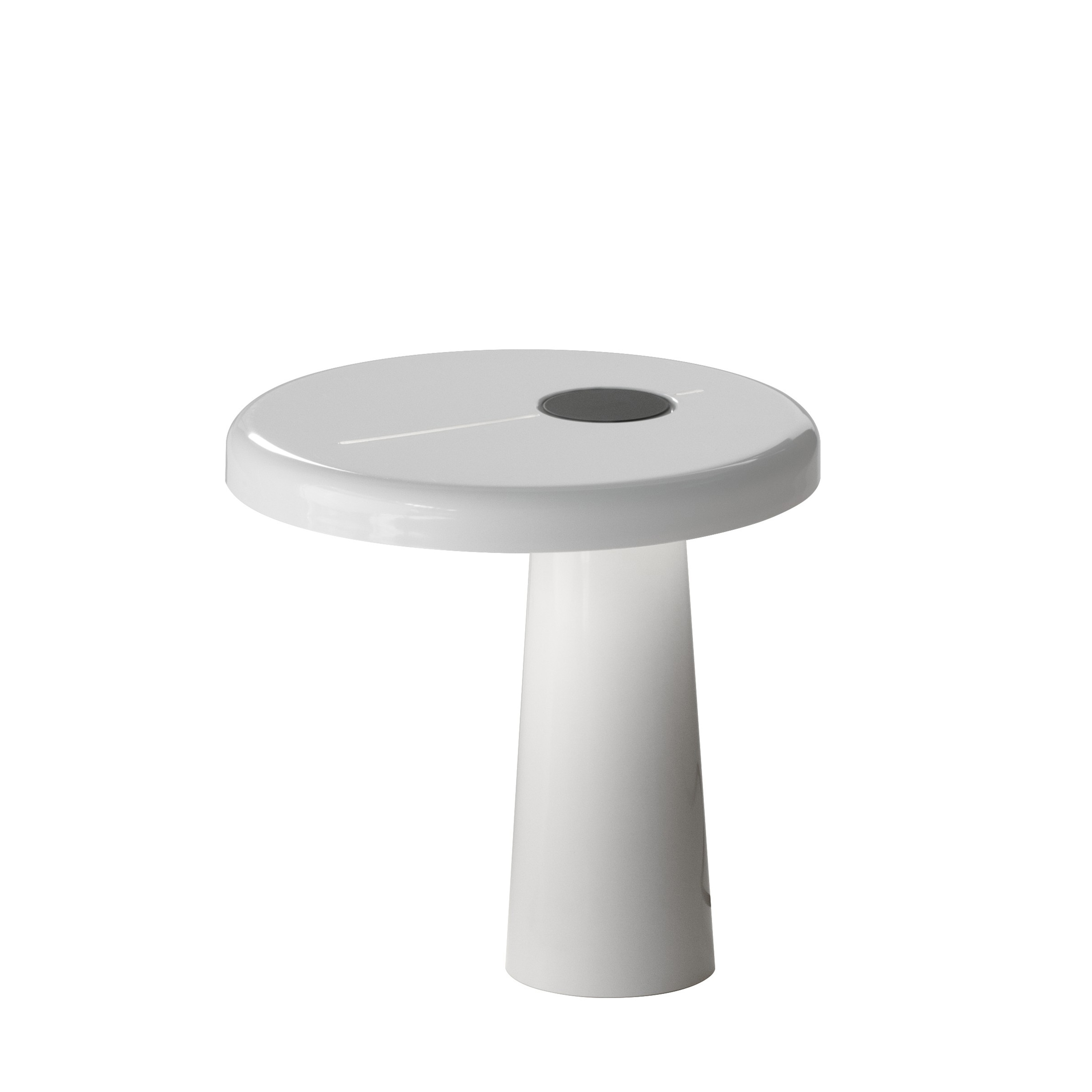 Martinelli Luce - Hoop Pöytävalaisin LED White Ø21 Valkoinen - Methacrylate - Pöytävalaisimet
