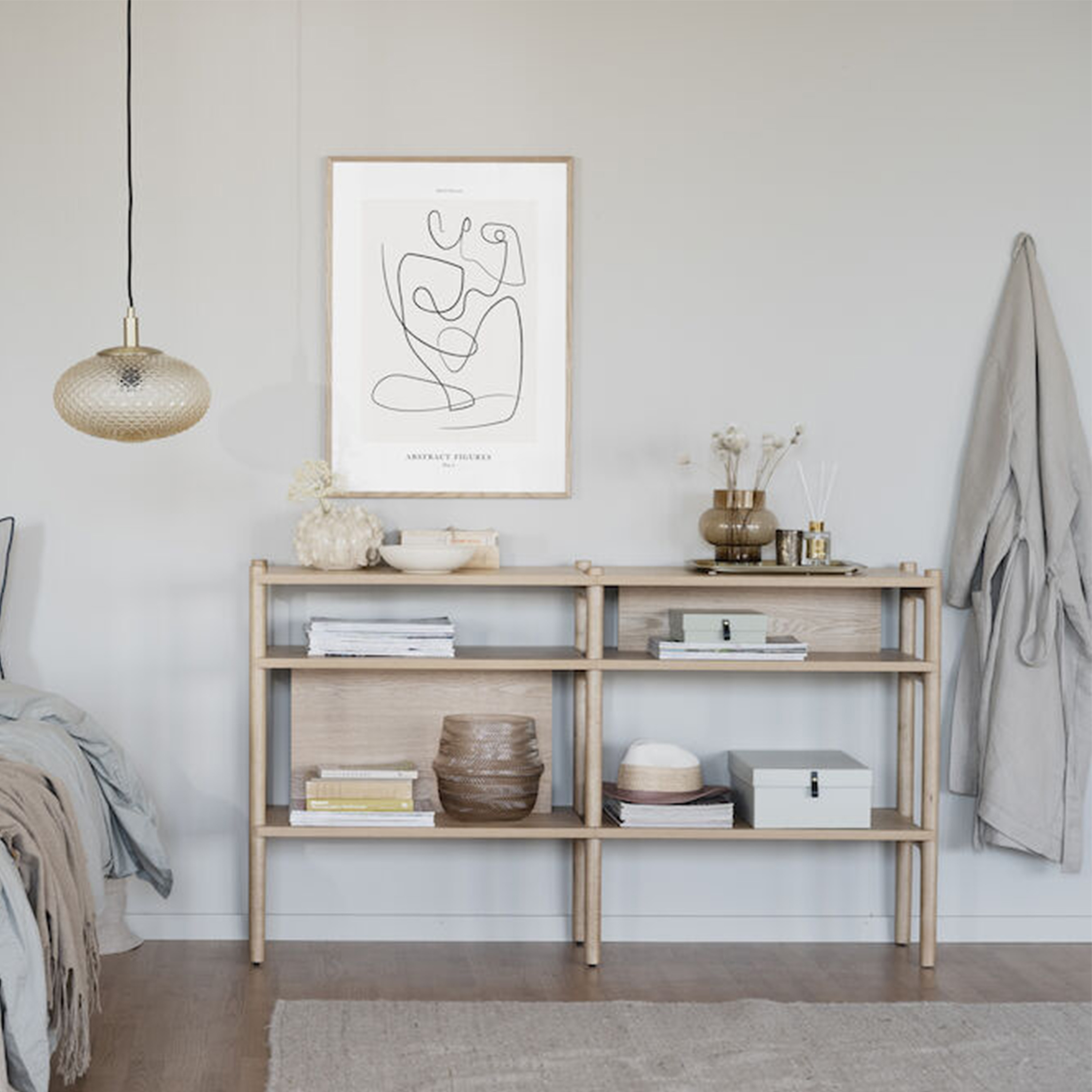 Rowico Home Holton Regal Eiche 140x81cm