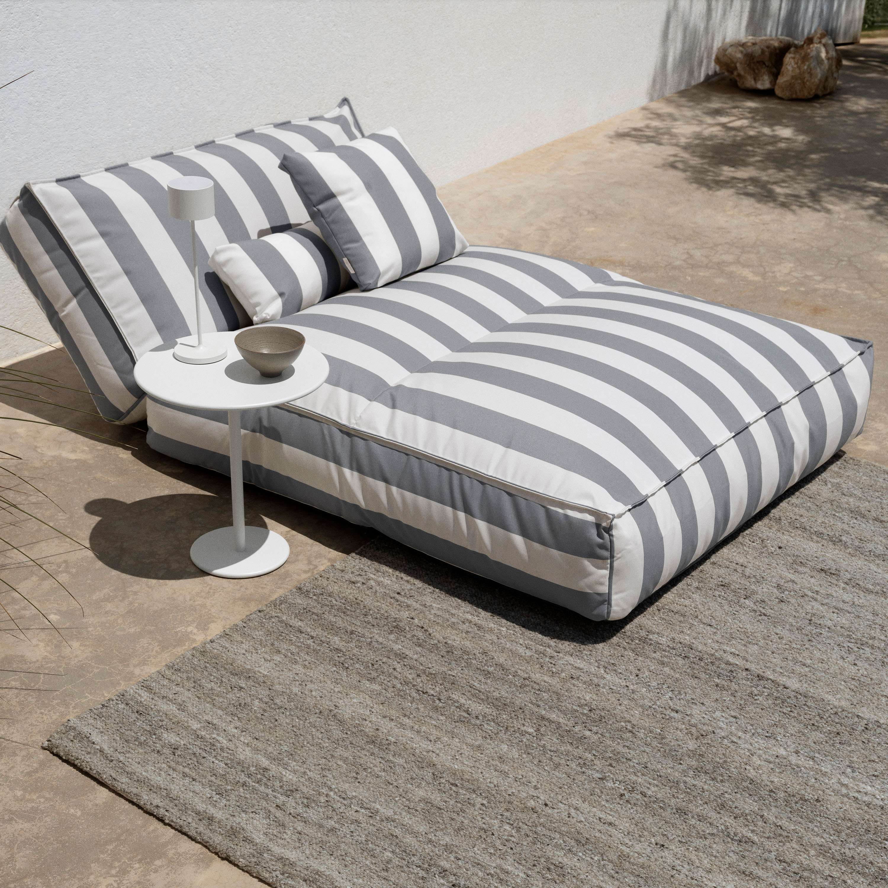 Blomus Stay Päivävuode Elephant Skin/Lily White 120x190