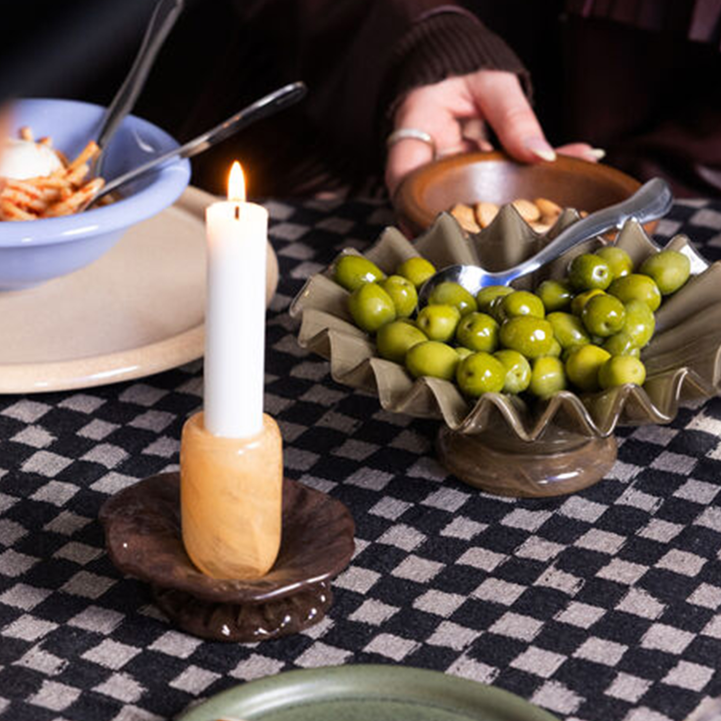 Byon Lori Skål Grön/Beige M