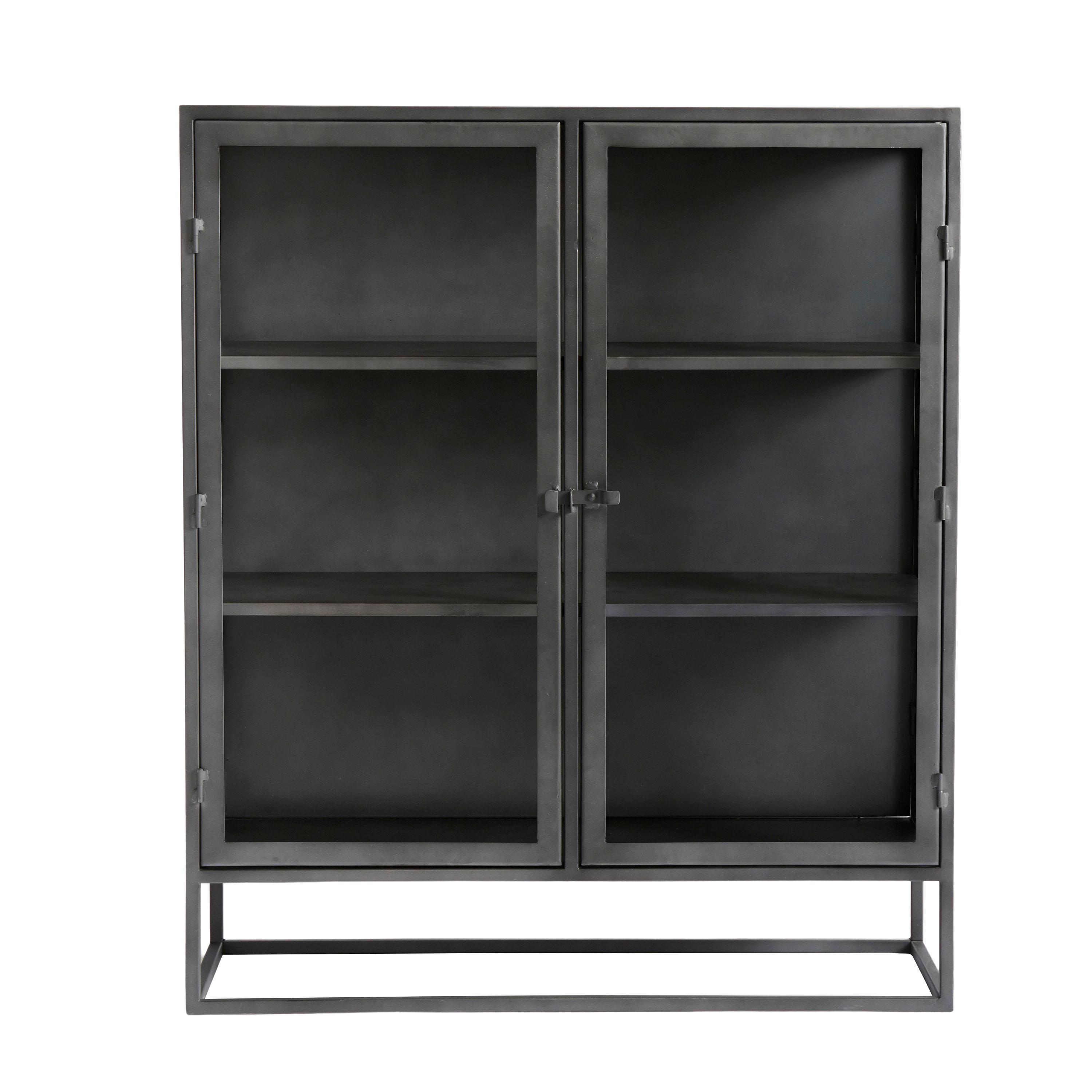 Boston Skåp Black Iron 110x130