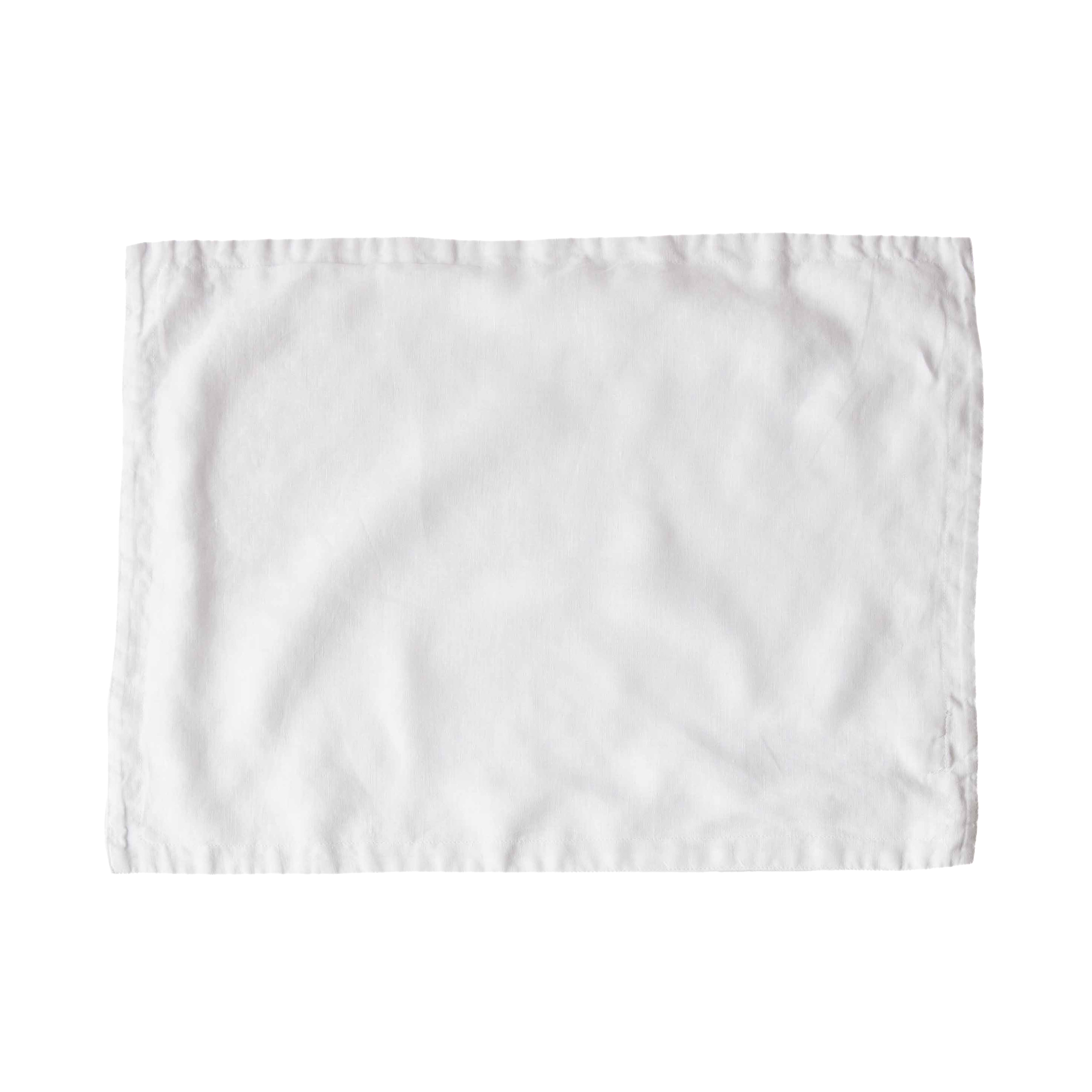 Bordstablett Linne Bleached White