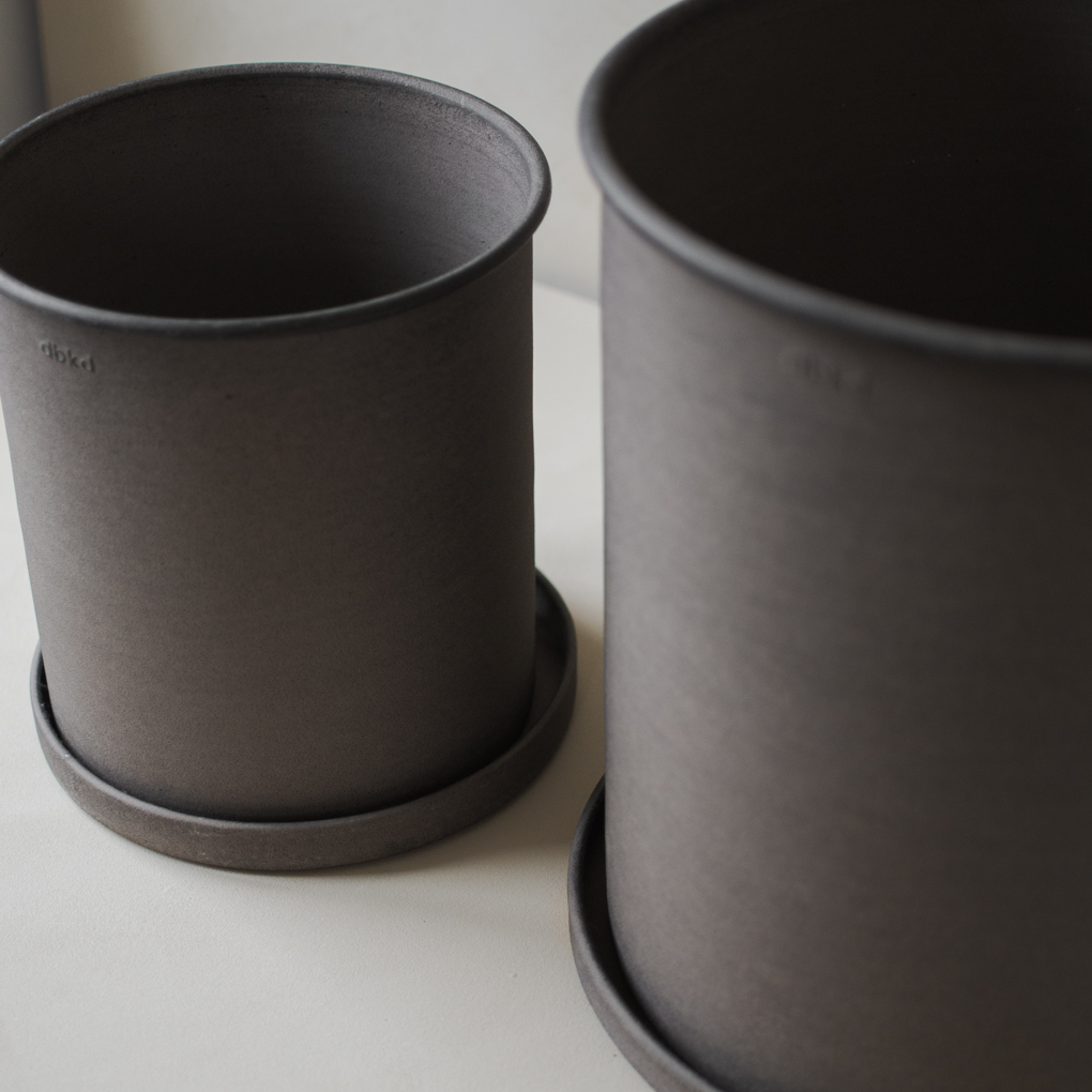 DBKD Plant Pot Potte Brun 2-pakning