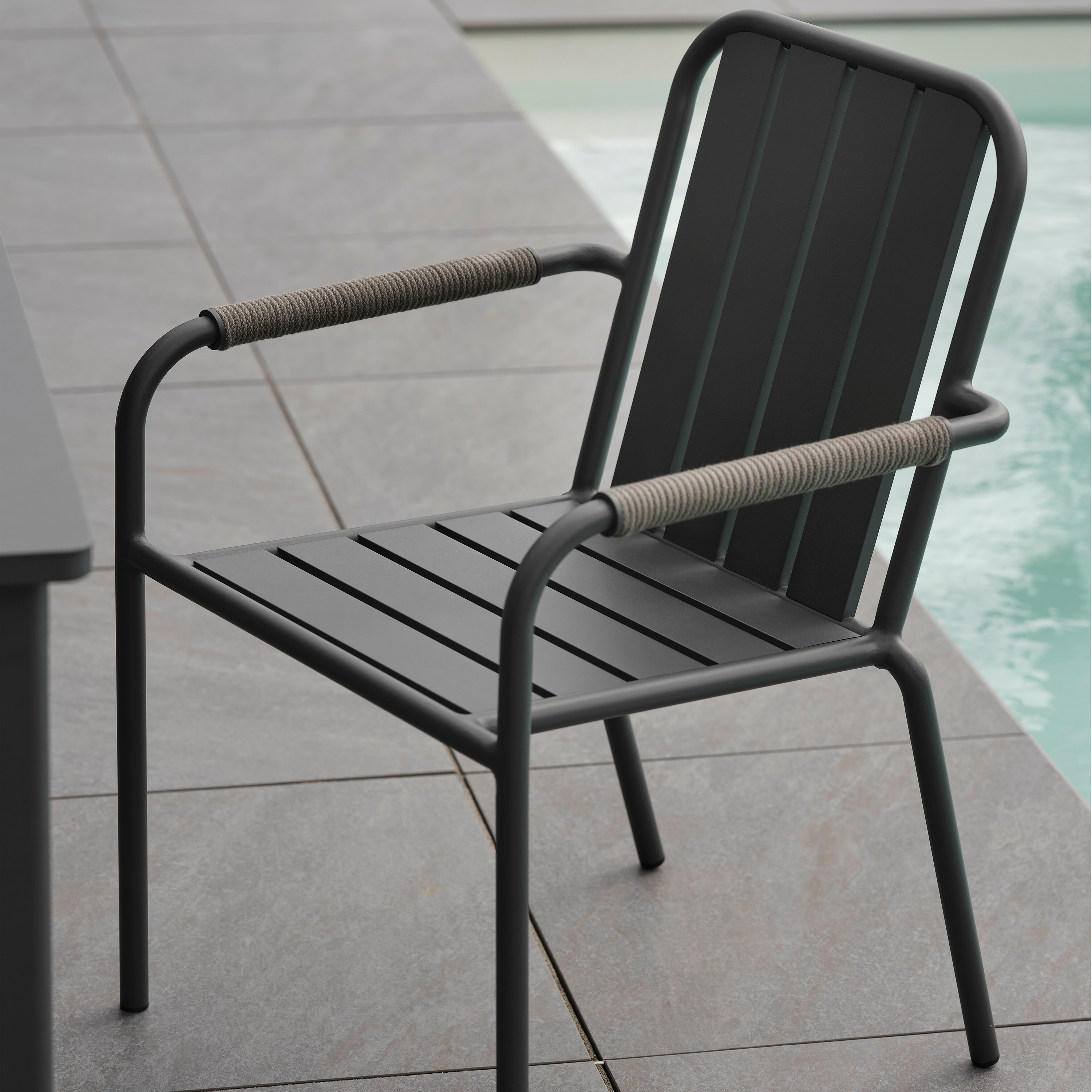 Brafab Innes Karmstol Antracit