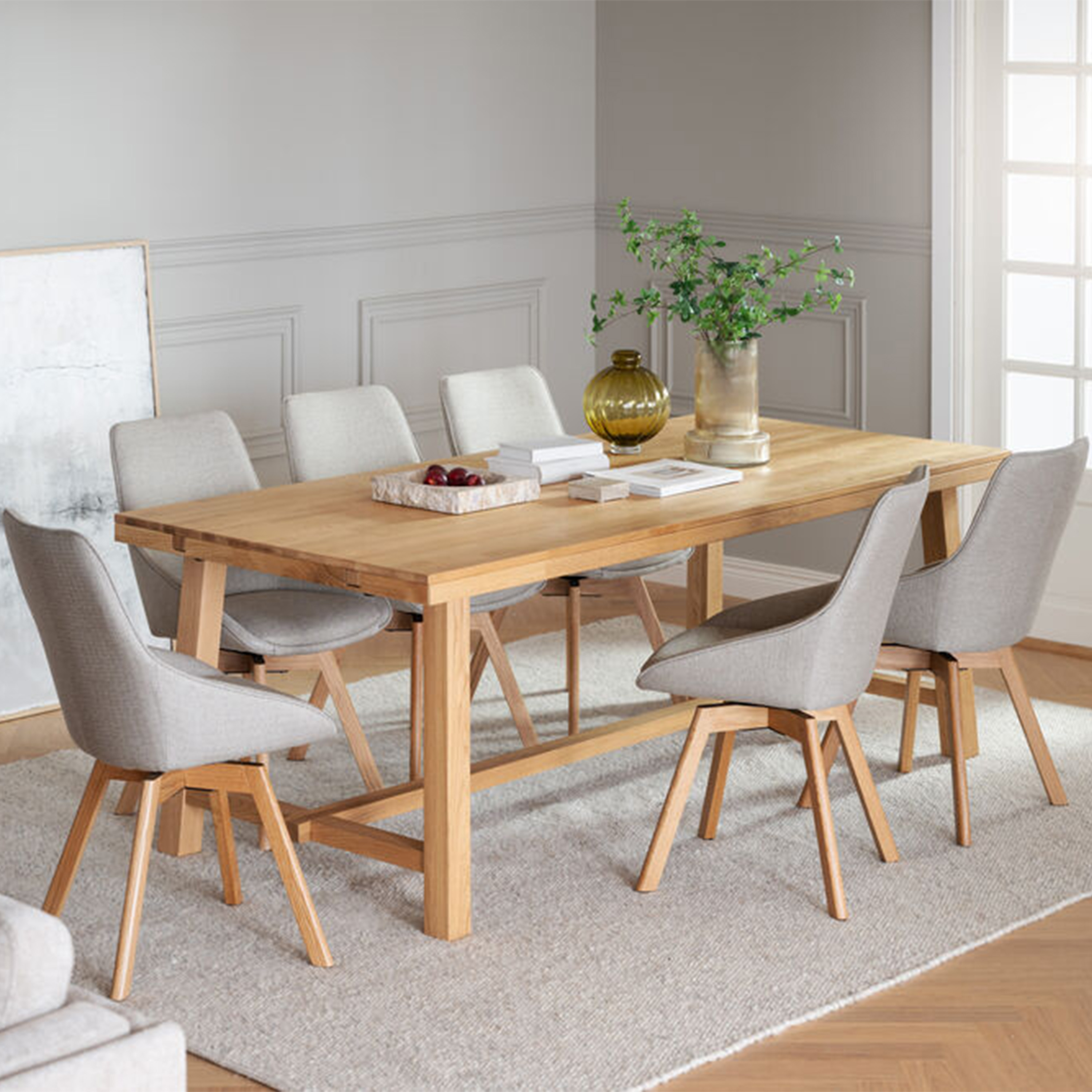 Rowico Home Brooklyn Matbord Ek 220cm