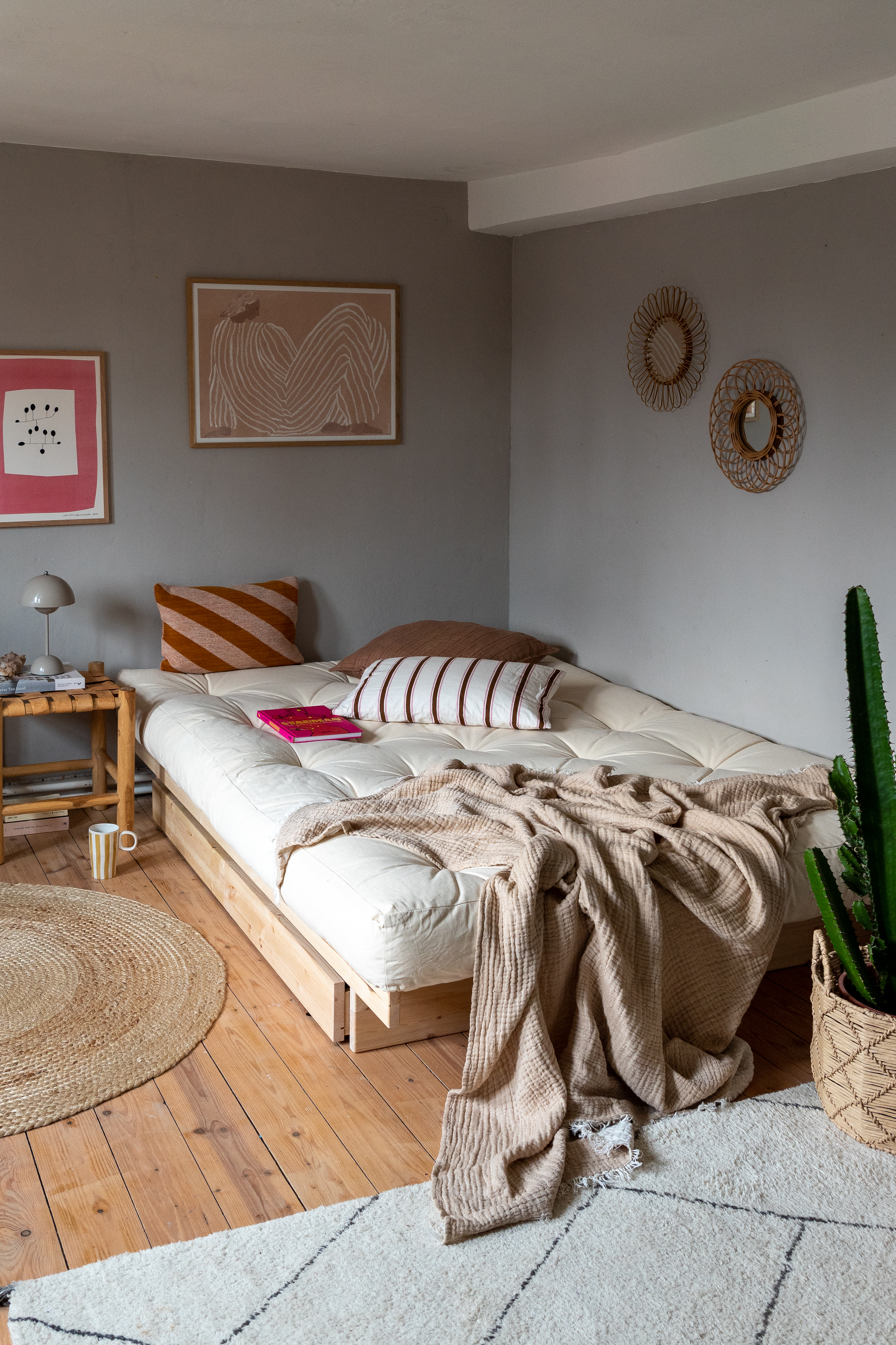 Karup Design Kanso Sängram inkl 2 Lådor Raw 180cm