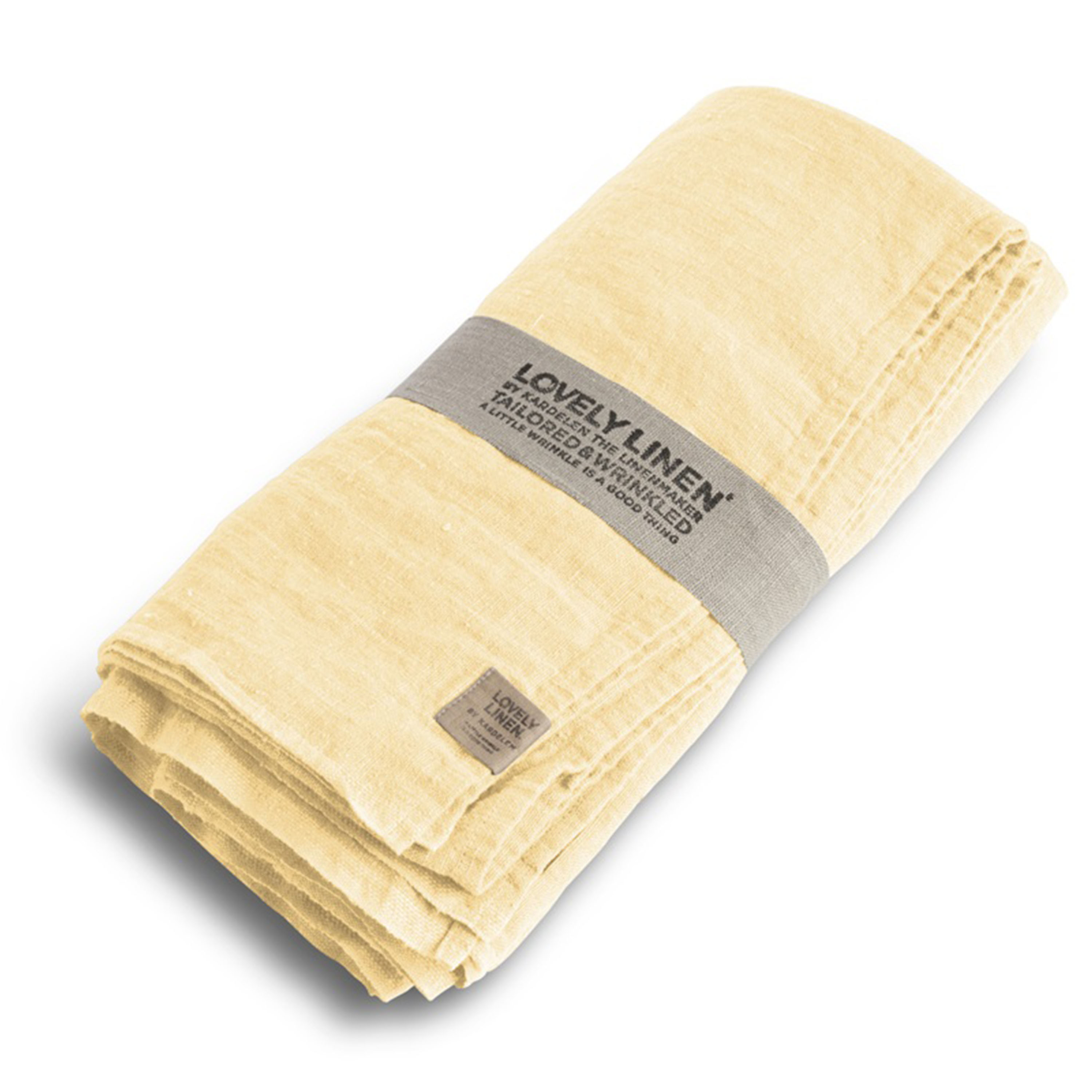 Lovely Linneduk Lemon Sorbet 145x300