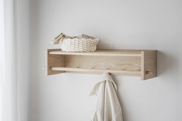 Rowico Home Hillmond Hatthylla Vitpigmenterad 80cm