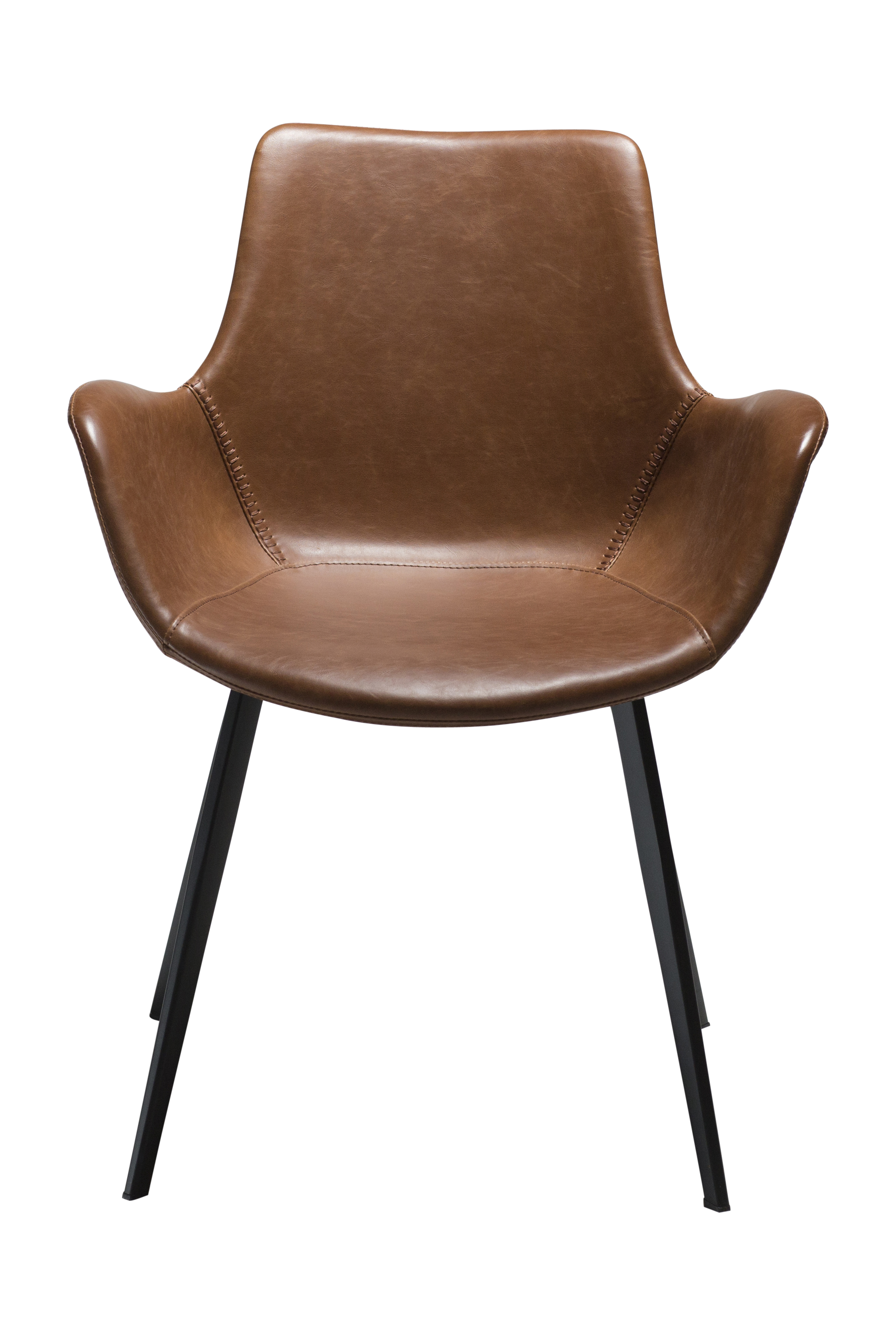 Dan Form Hype Karmstol Konstläder Ljusbrun/Svart