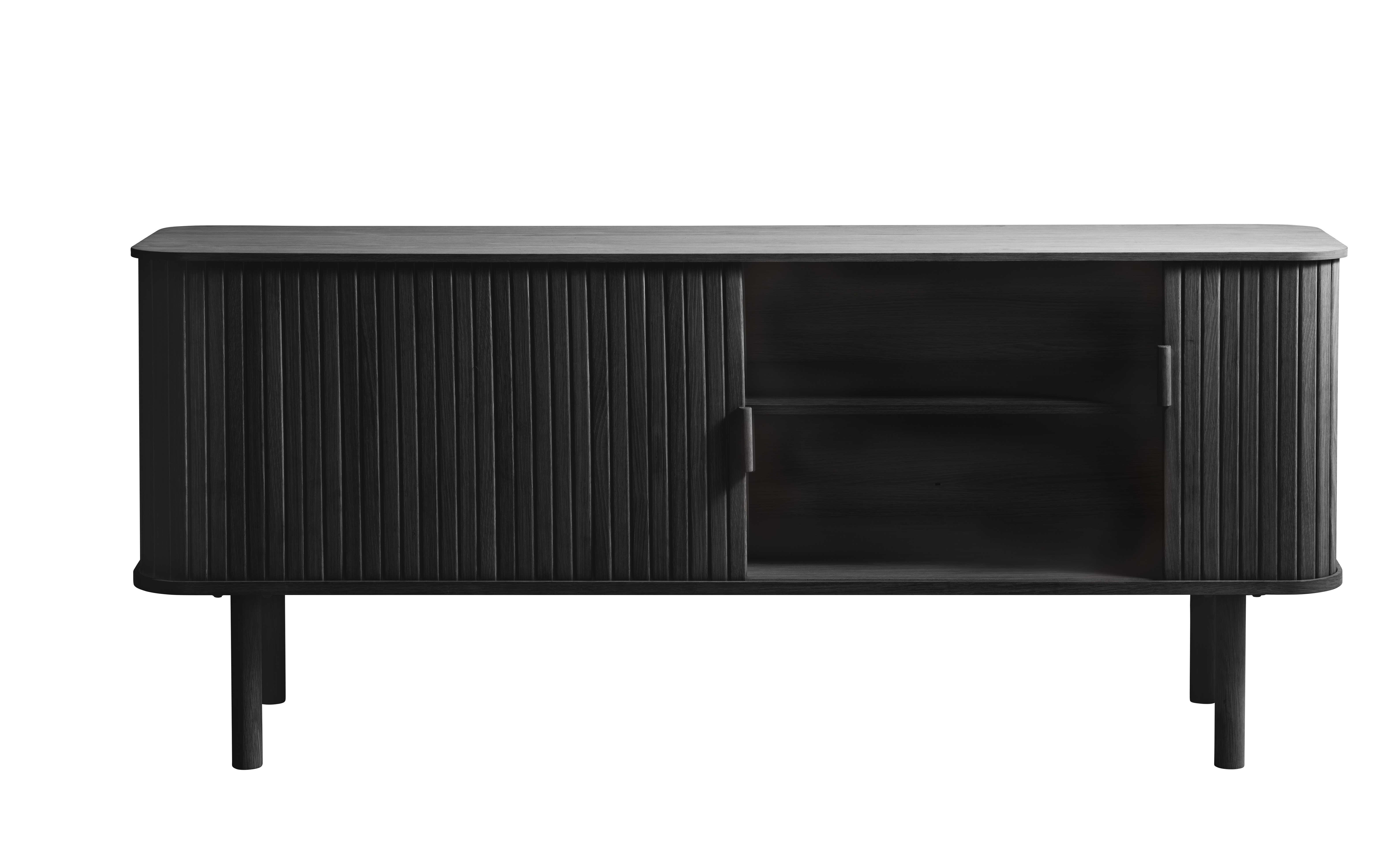 Nordic Home Tindra TV-Schrank Black Oak 160cm