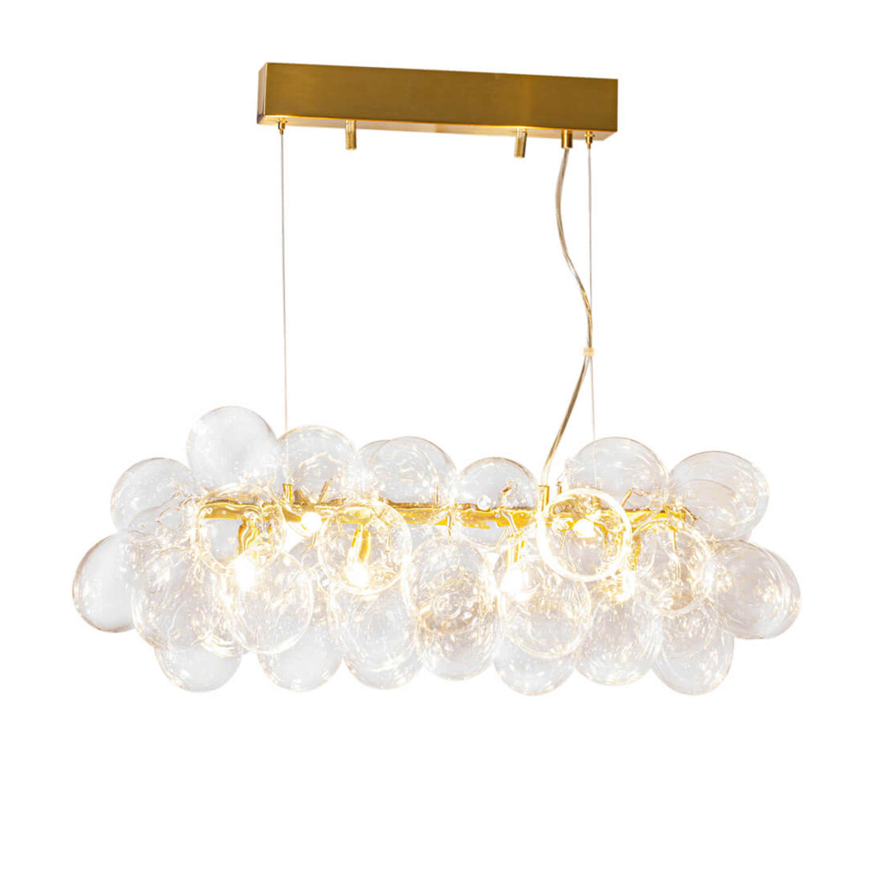 Gross Bar Taklampa Mässing/Klar