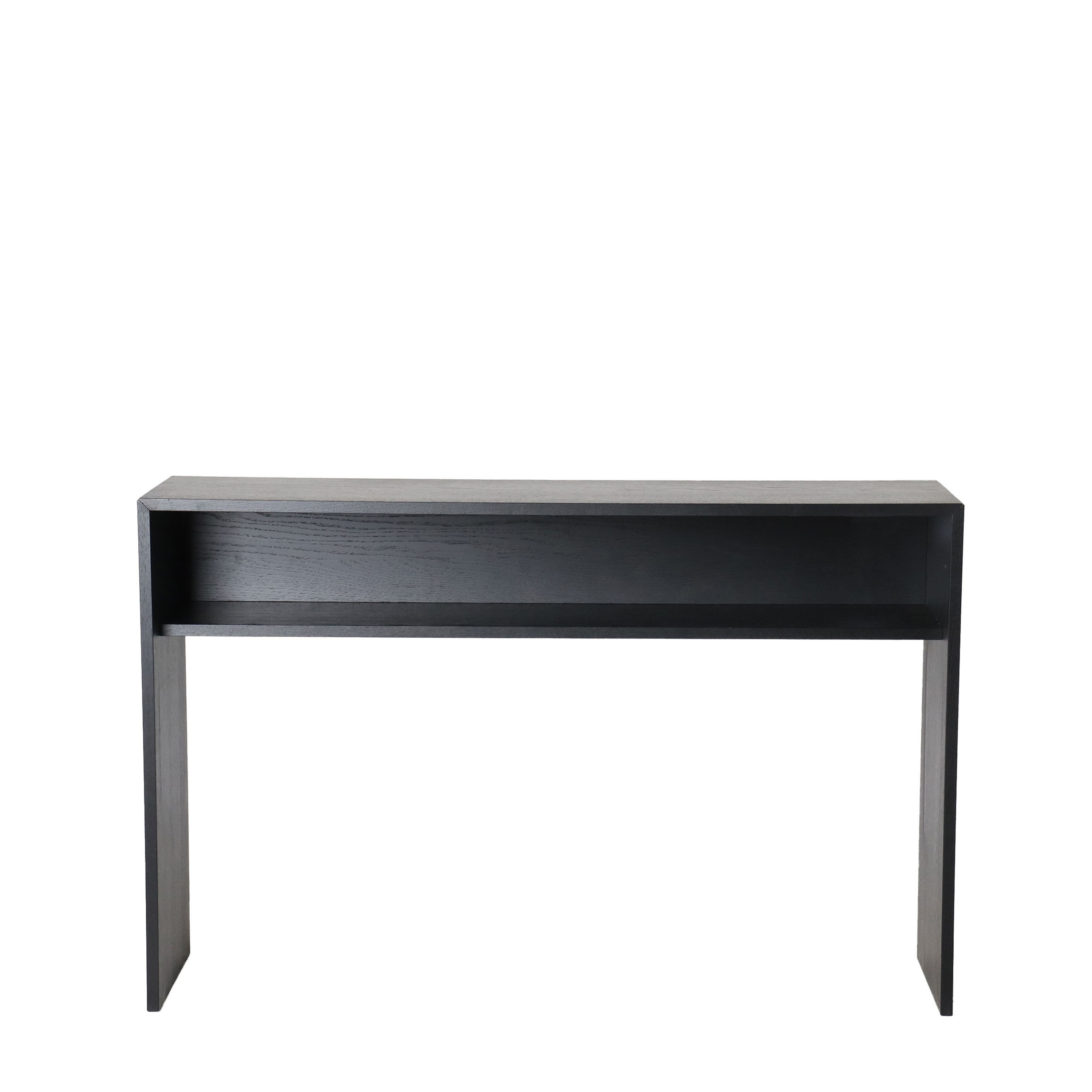 Sleepo Collection Esme Konsolbord med Hylla Svartbetsad Ek 125cm