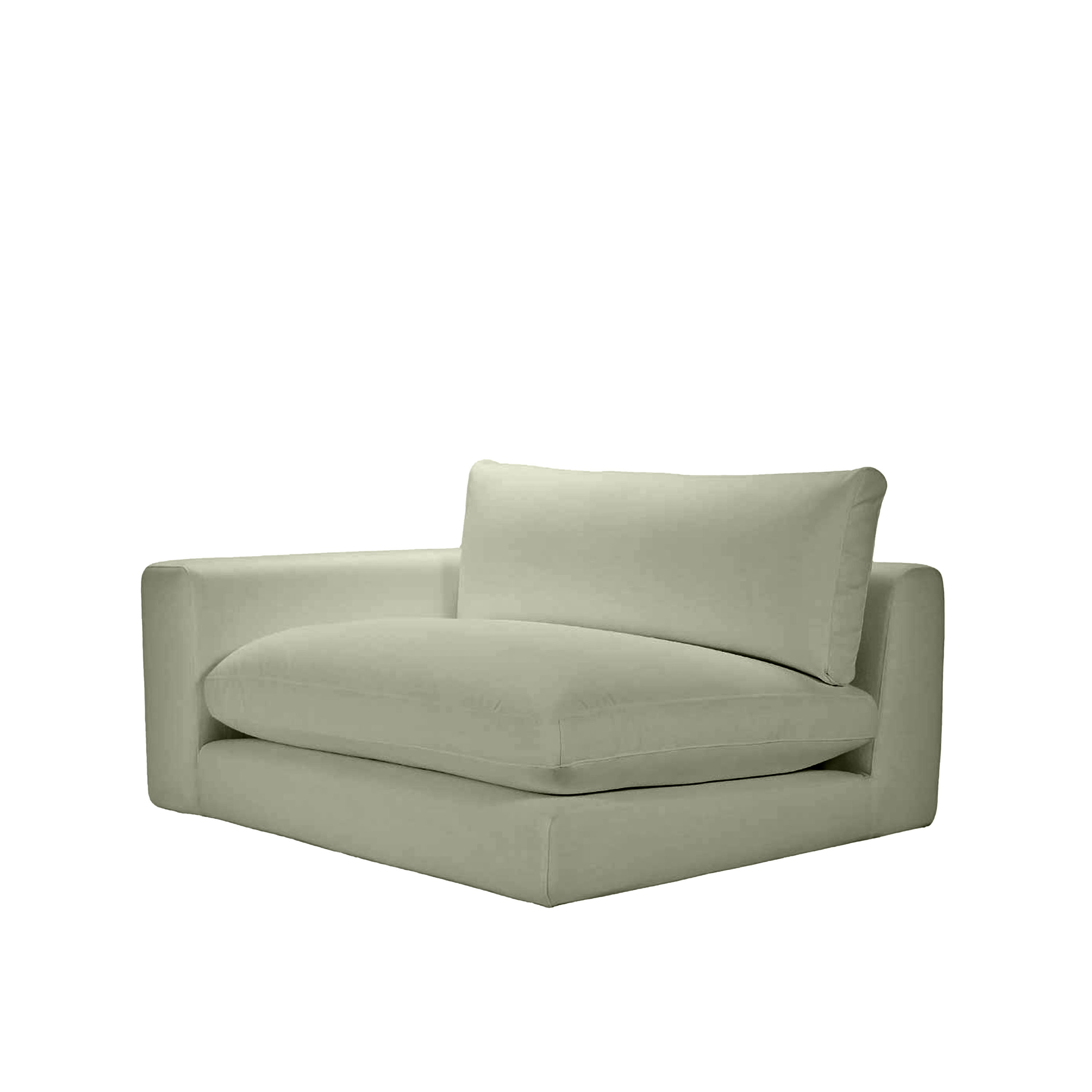 Capri 1.5-sits Soffmodul Vänster Armstöd Green 142cm