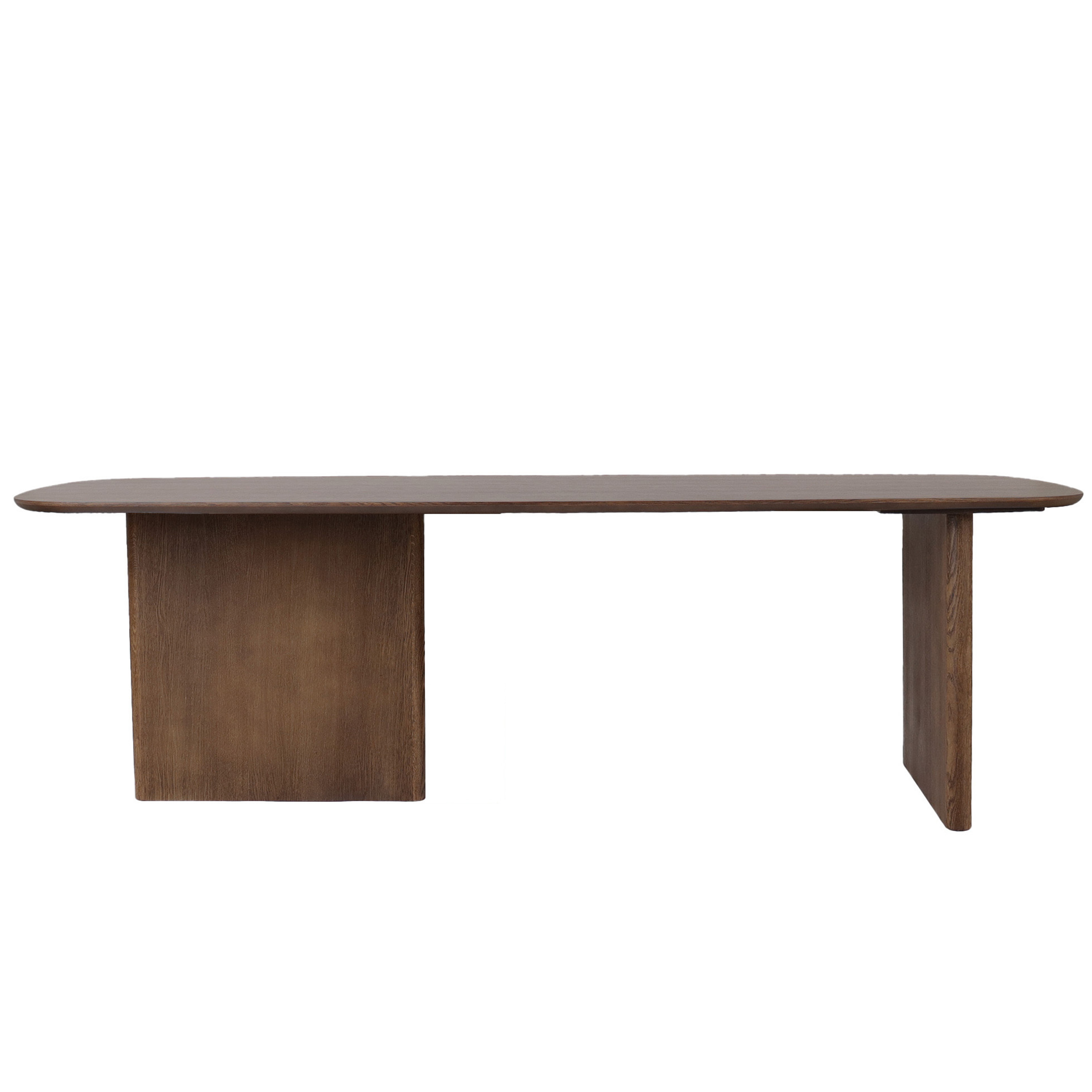 Ivy ruokapöytä ruskeaksi petsattu 240cm