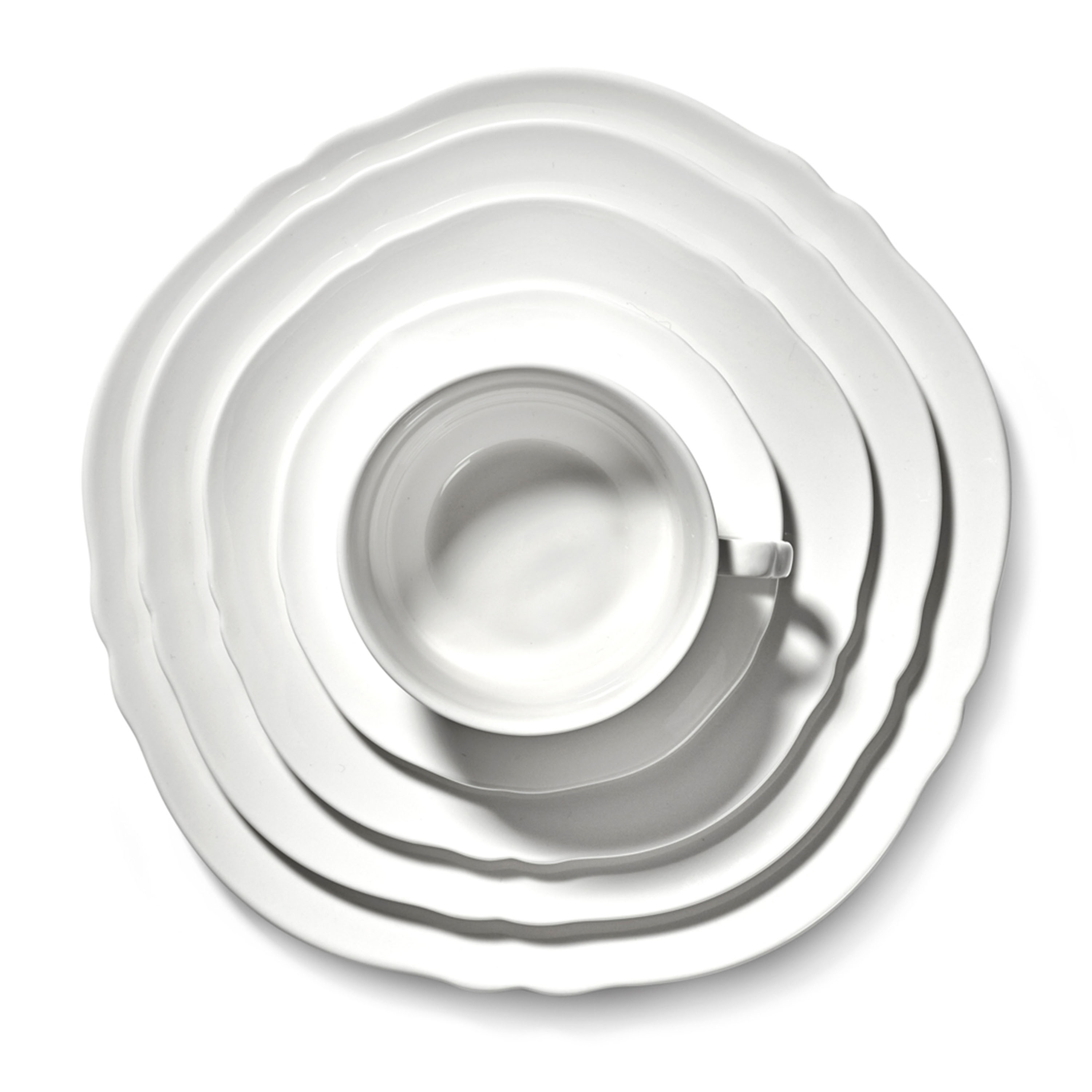 Serax Silhouette Kaffekopp White 4-pack