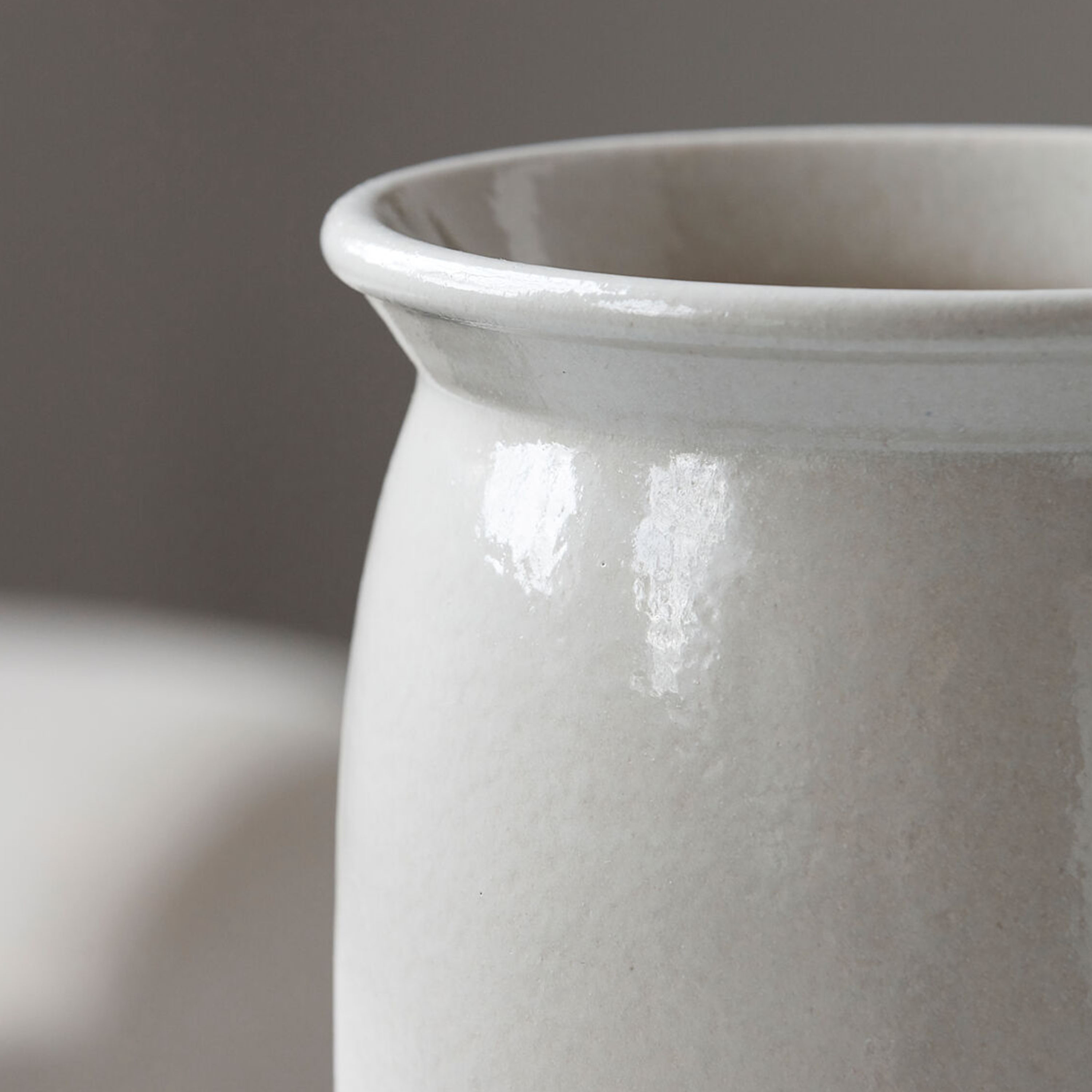 Meraki Burk Vase Shellish Grey Medium
