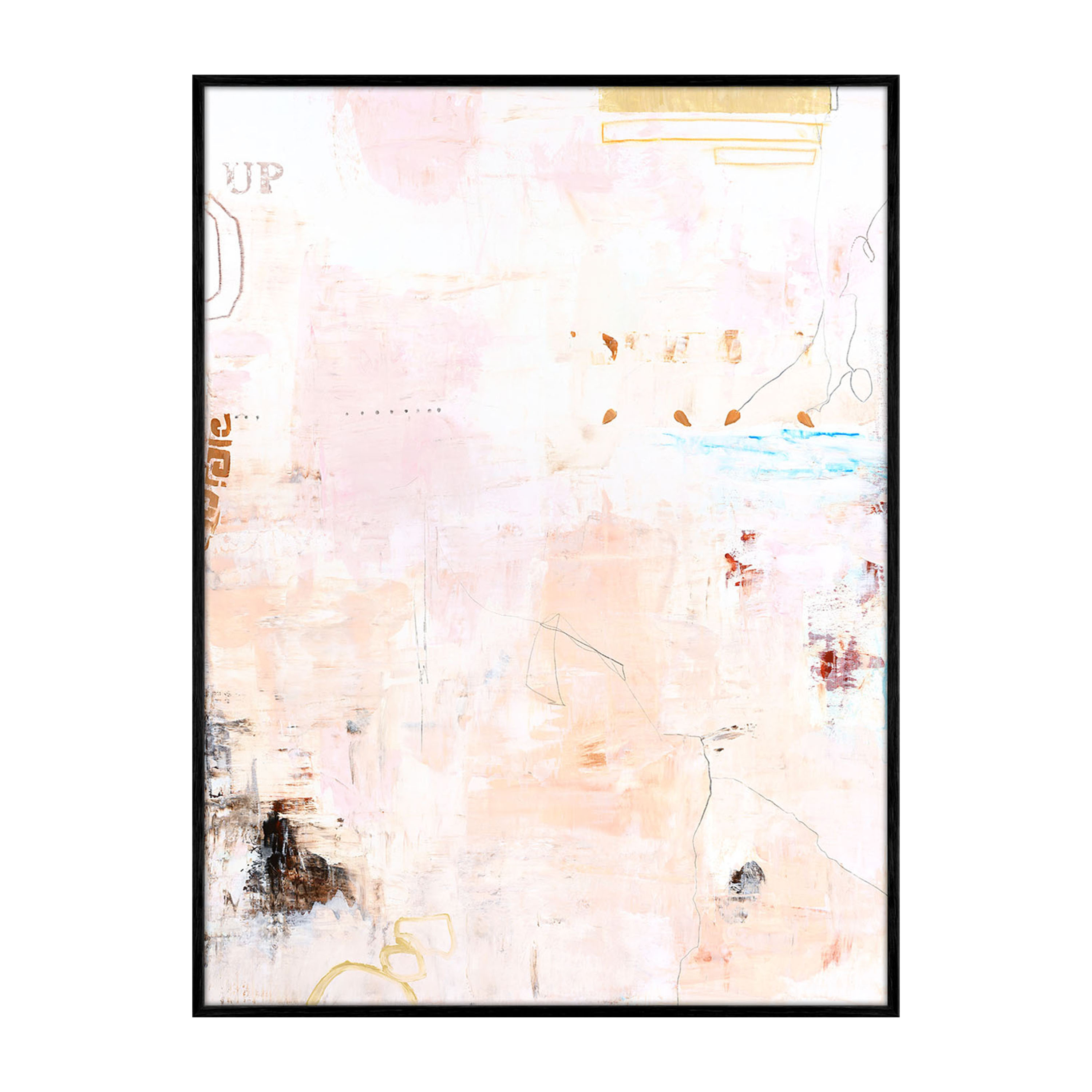 Small Notes Bilde Svart Ramme 90x120