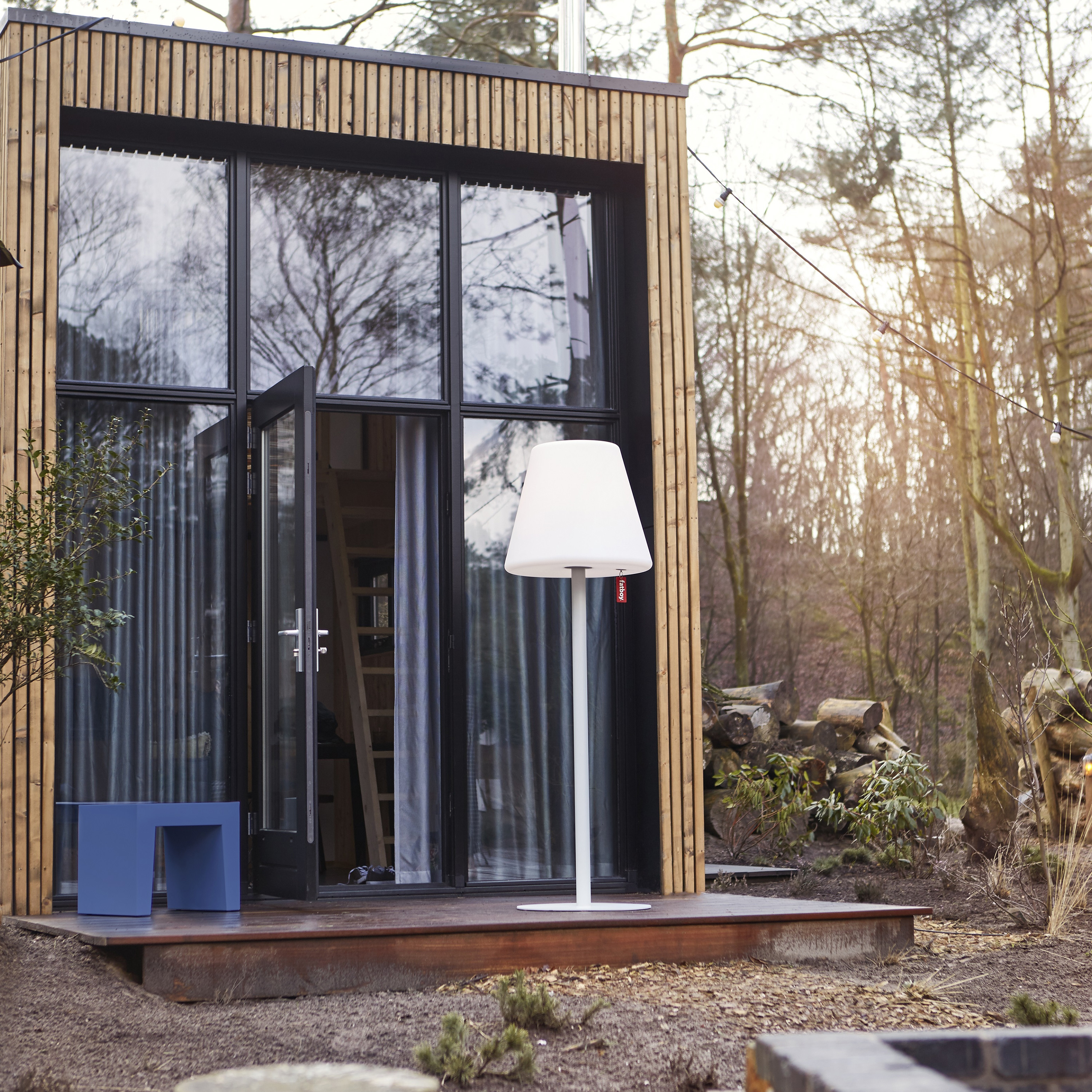 Fatboy Edison the Giant Golvlampa Vit 182cm