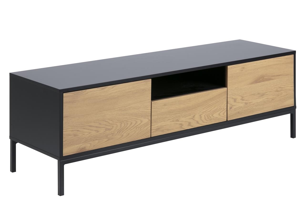 Nordic Home - Dalvik TV-bänk 140cm - Svart
