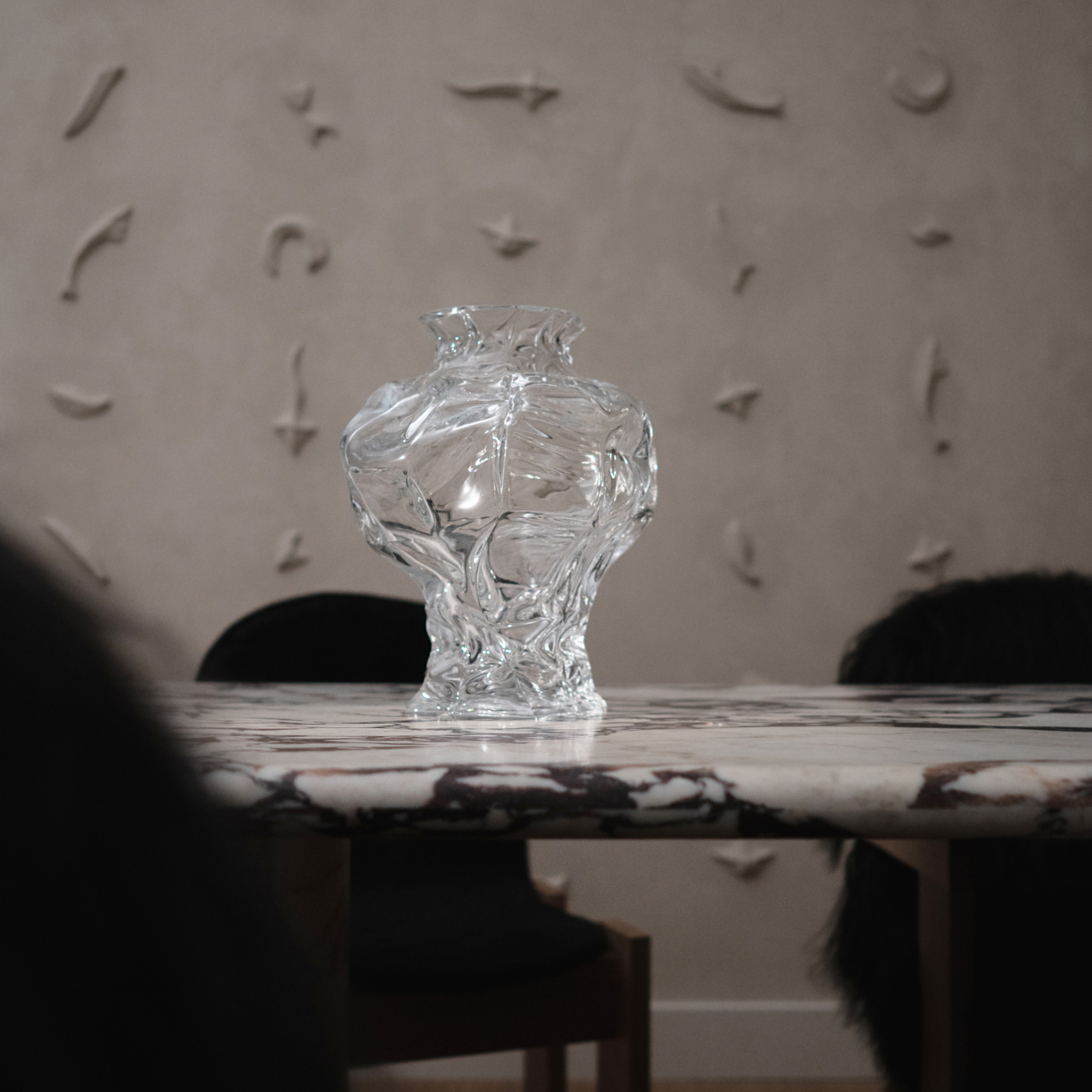 Hein Studio Ammonit Vase Clear Large