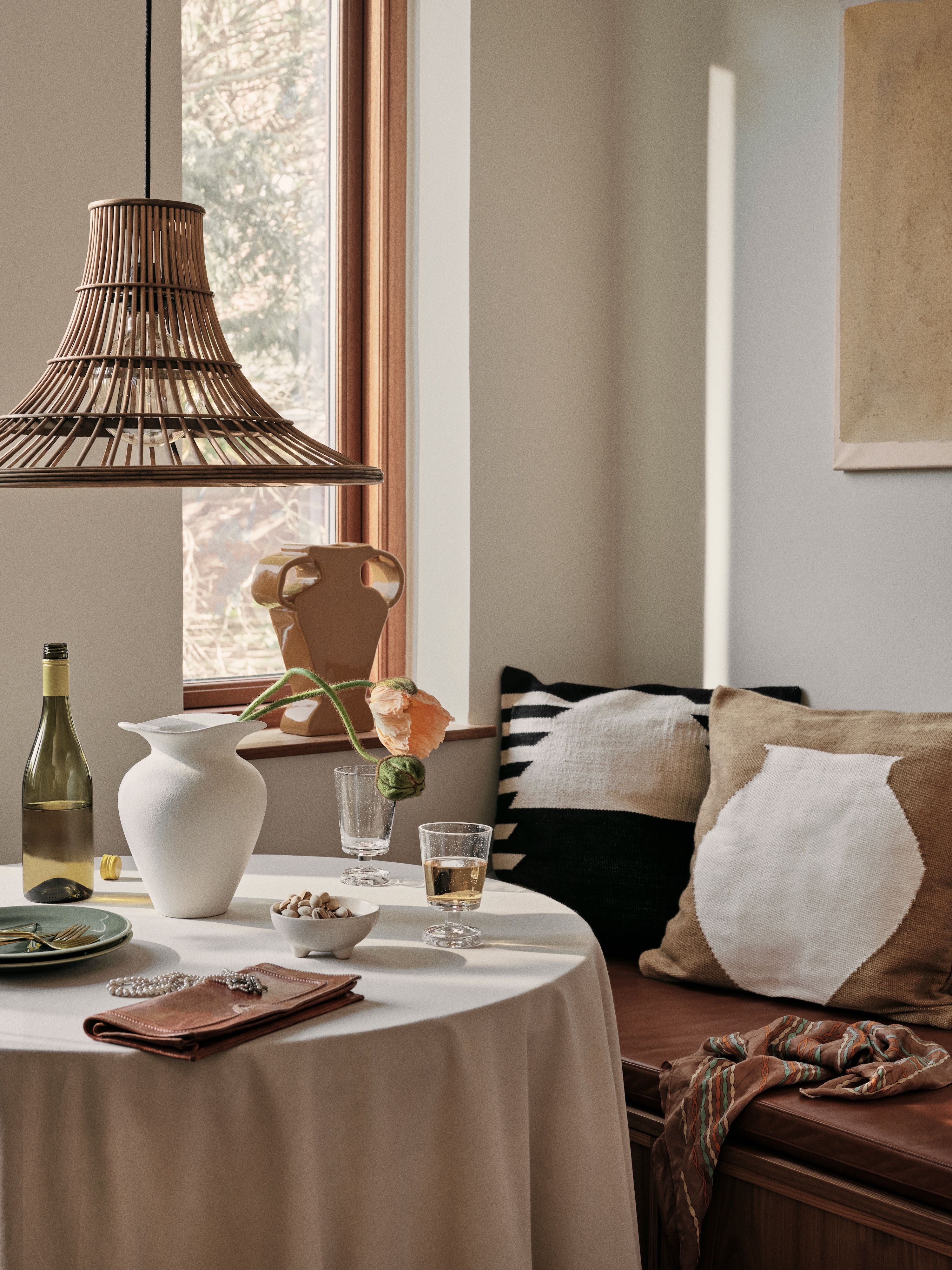 Broste Copenhagen Florentina Vas Off White S