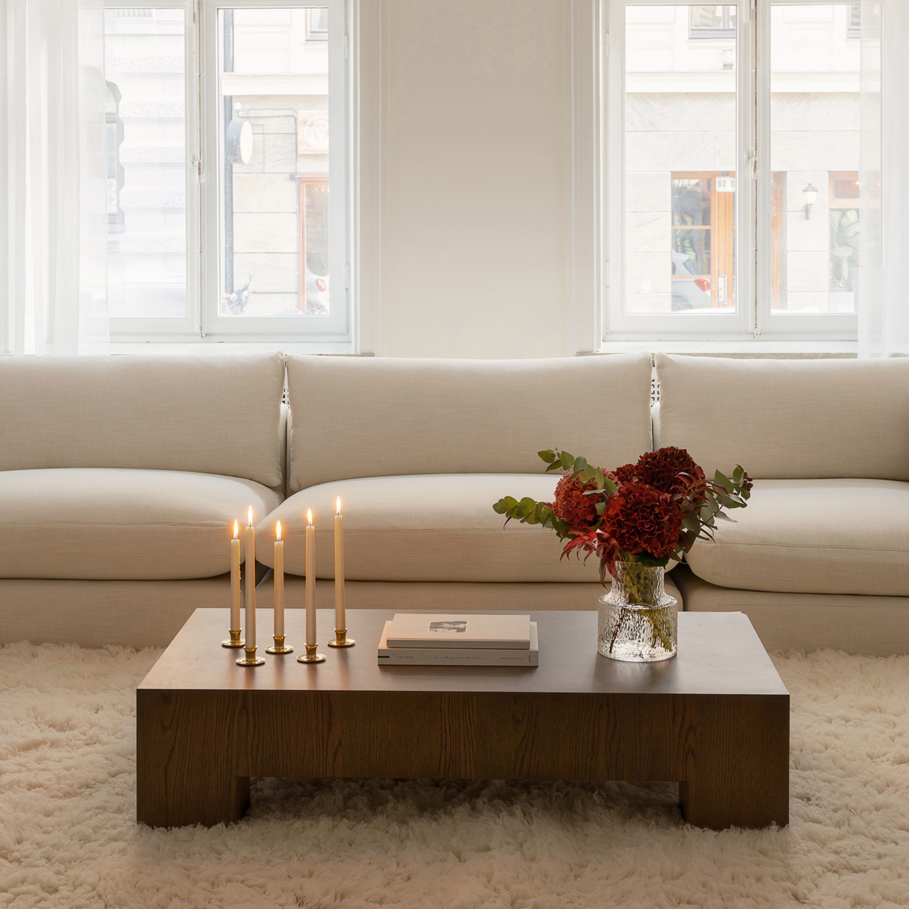 Sleepo Collection Chunky Soffbord Brunbetsad Ek 130x70