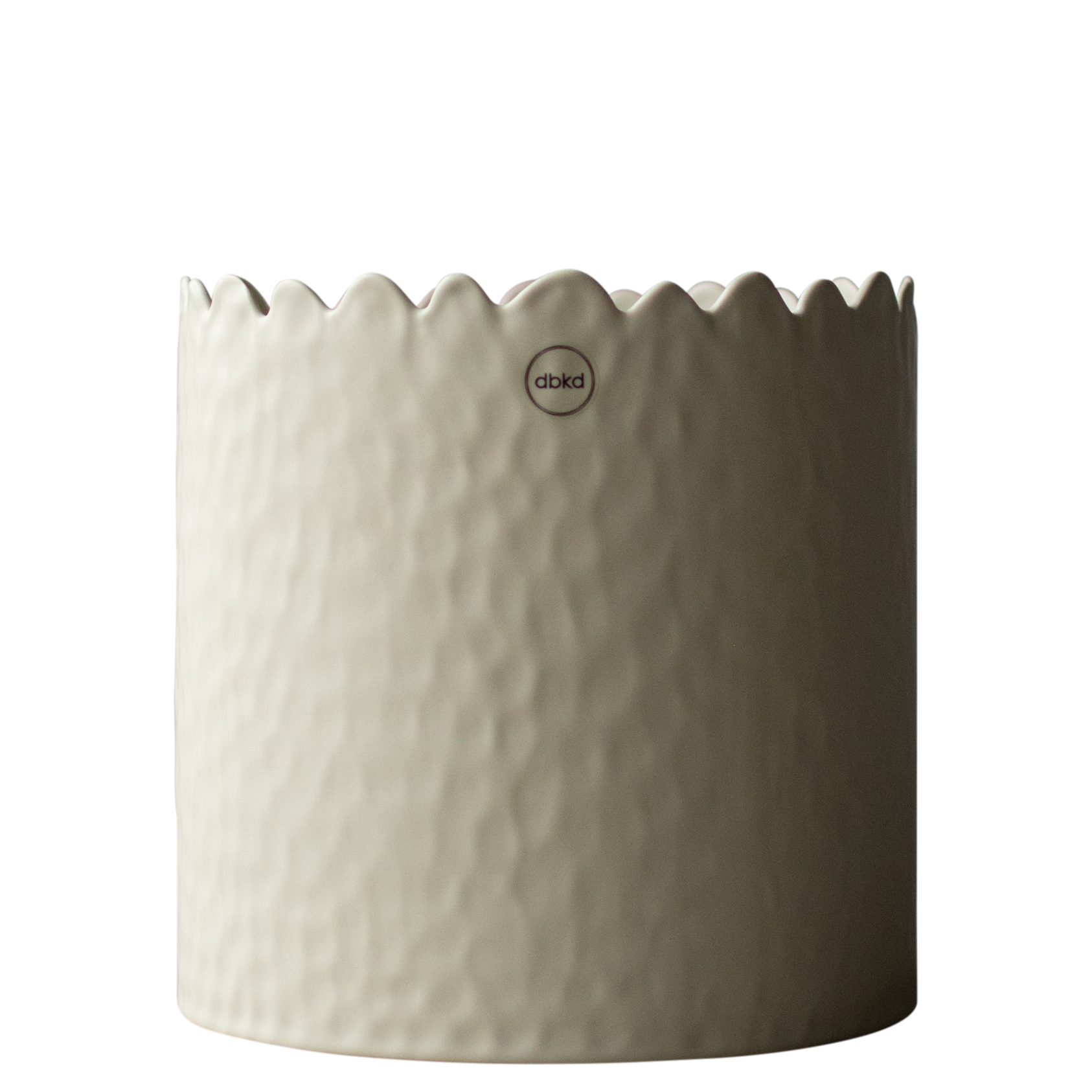 DBKD - Flowery Blumentopf Creme Groß - Beige - Töpfe