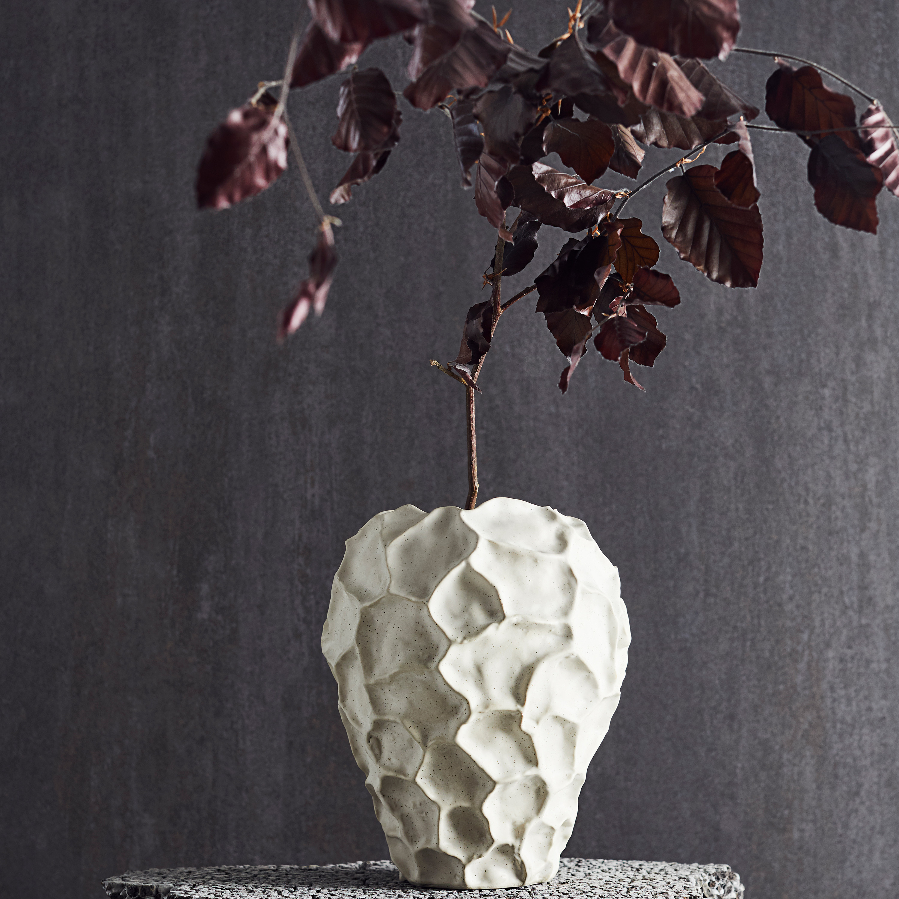 Muubs Soil Vase Vanilla Stoneware Ø18