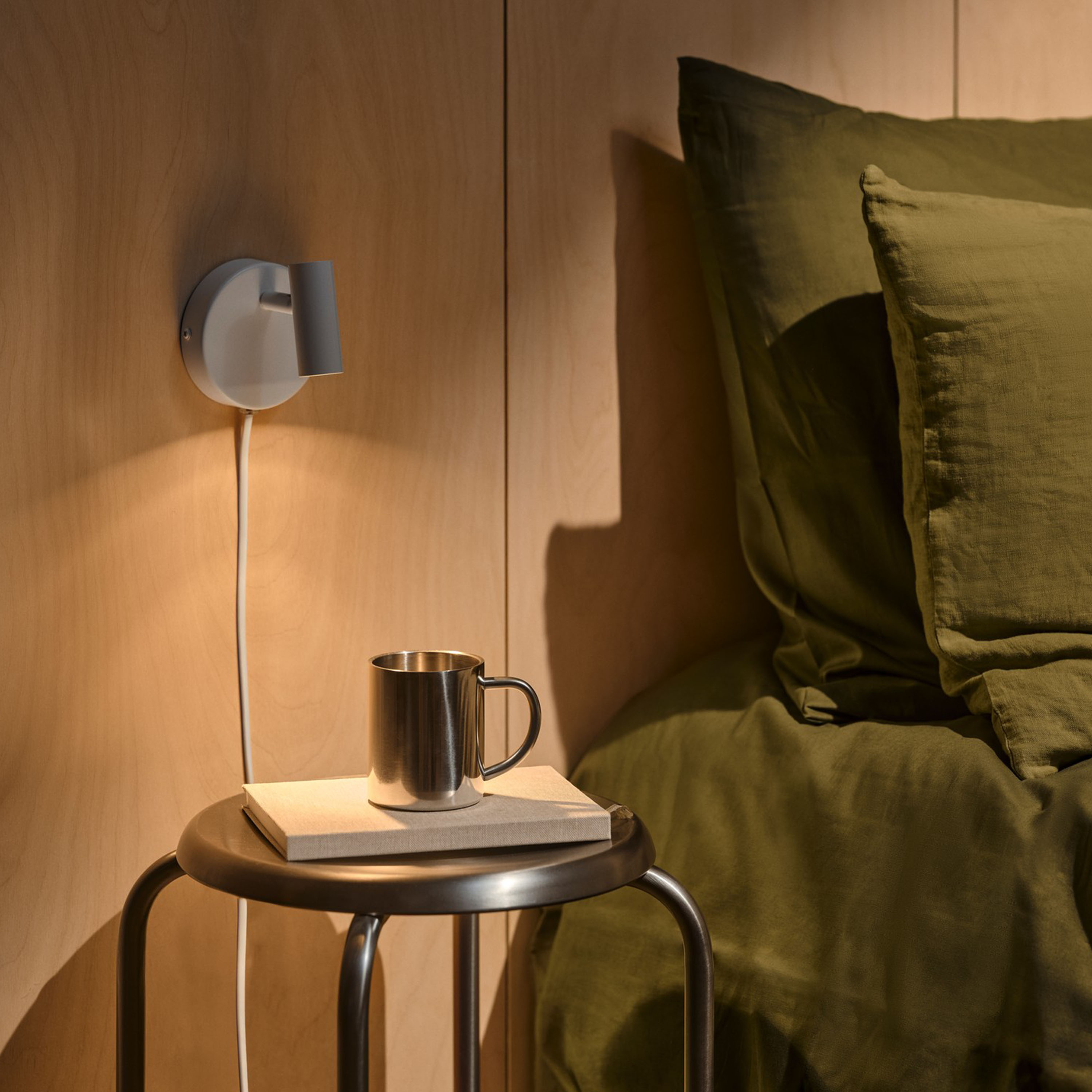 Nordlux Omari Round Vägglampa Vit 12cm